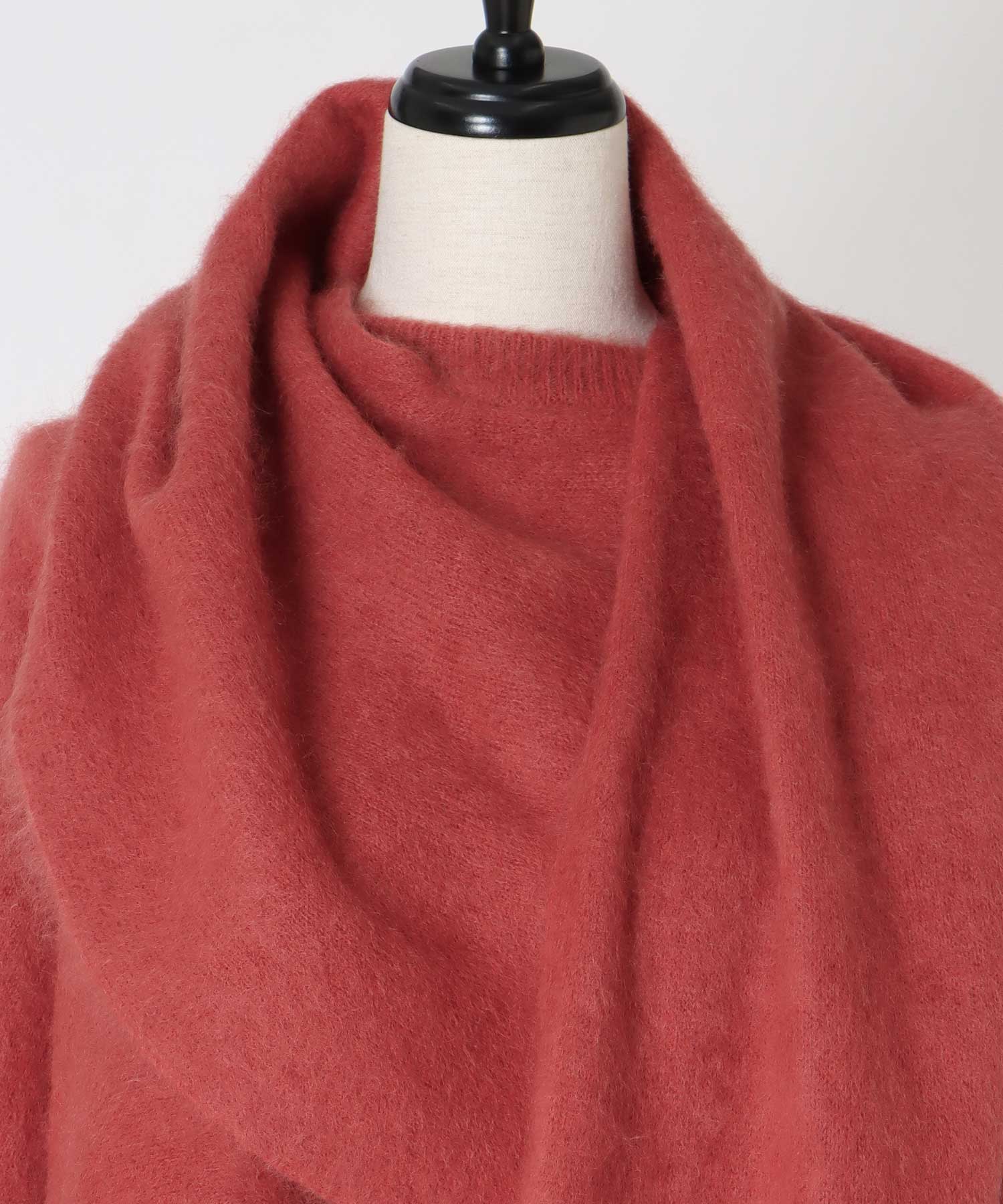 【venit/ヴェニット】BRUSHED STOLE KNIT