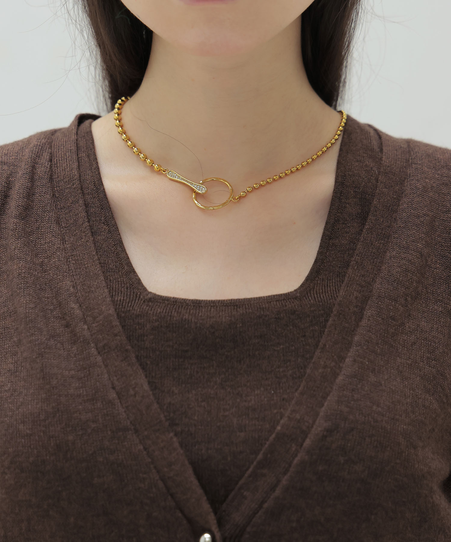 【ADER.bijoux/アデルビジュー】ORDRE short necklace