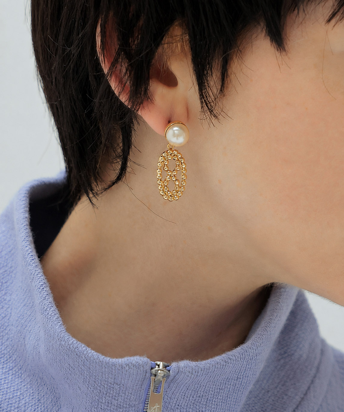 【ADER.bijoux/アデルビジュー】NUMERO 10 pearl pierce