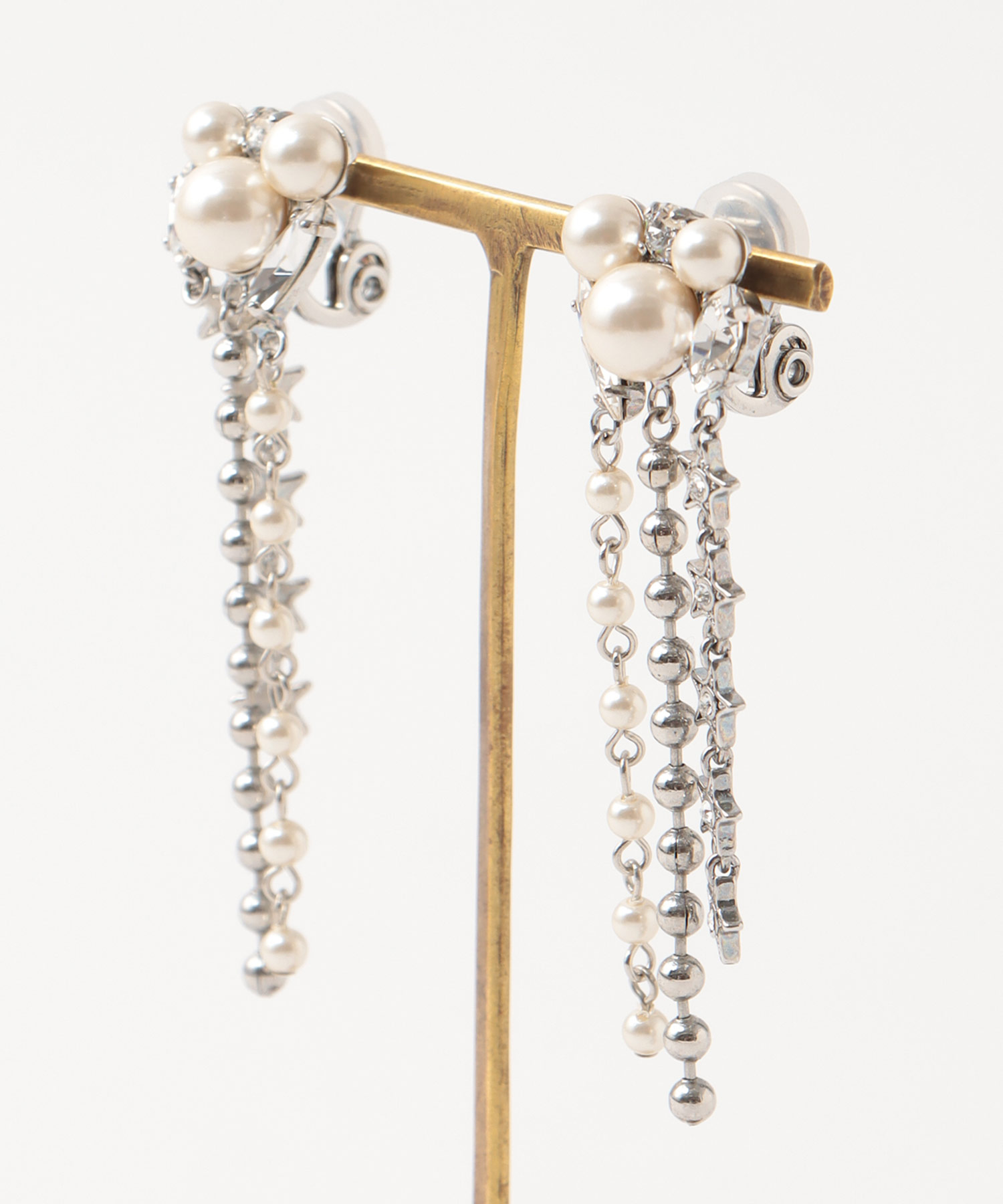 【ADER.bijoux/アデルビジュー】SPARKLE fringe earring