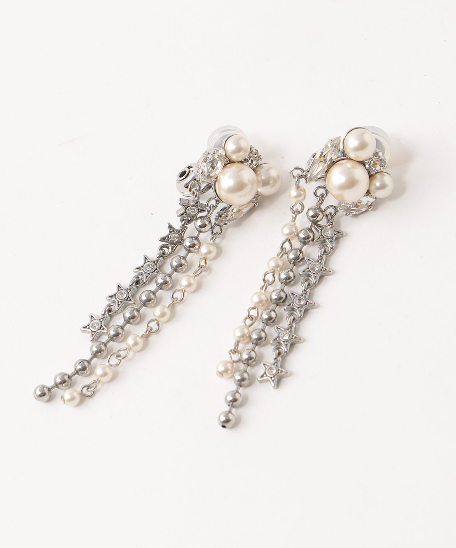 【ADER.bijoux/アデルビジュー】SPARKLE fringe earring
