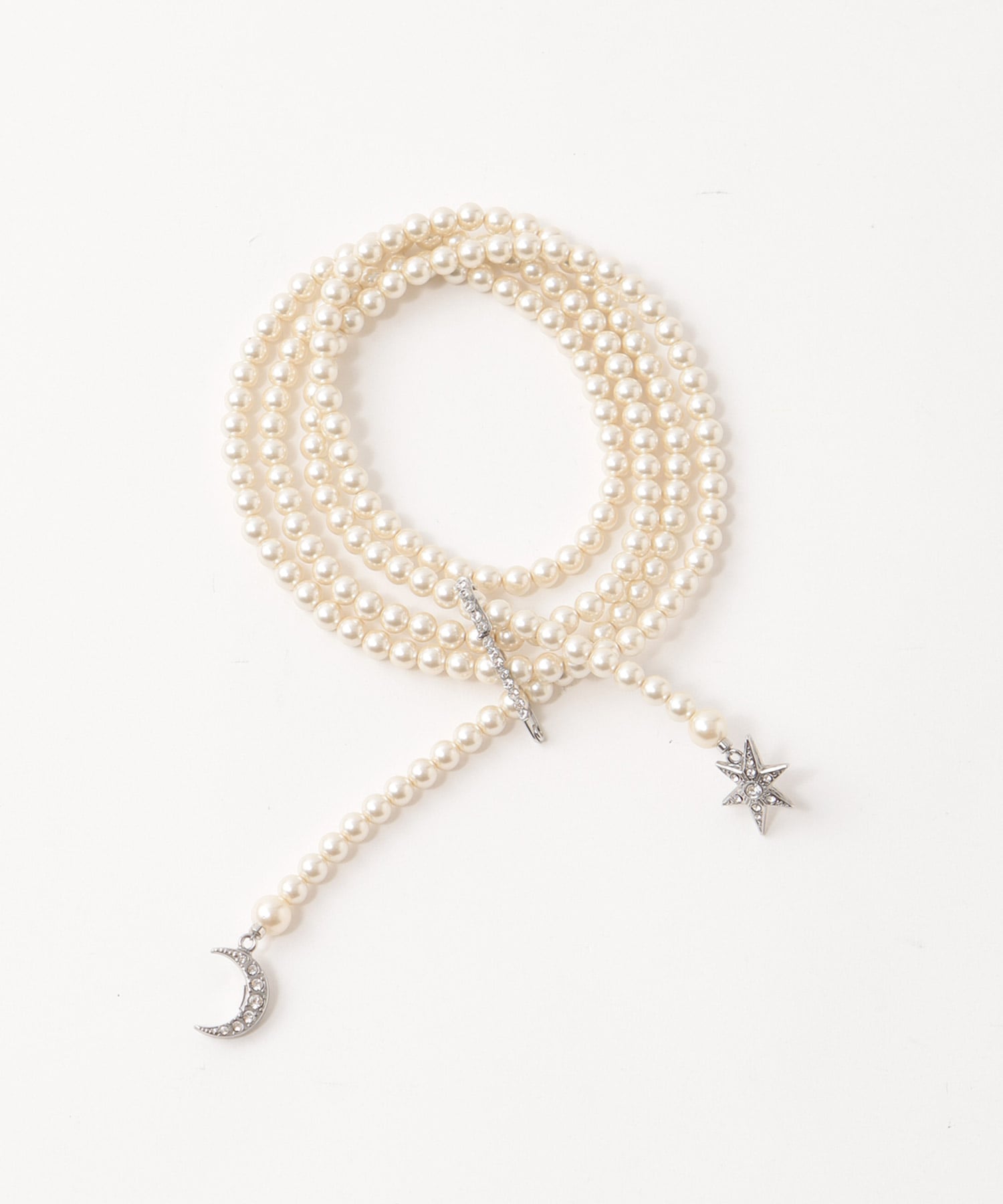 【ADER.bijoux/アデルビジュー】MOON&STAR multi-usage necklace