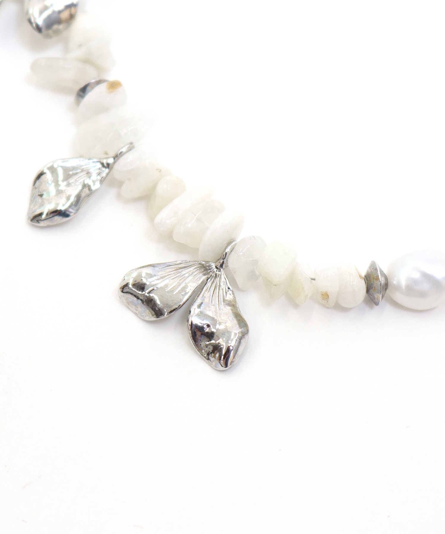 ＜ADER＞JOY stone pearl mix necklace