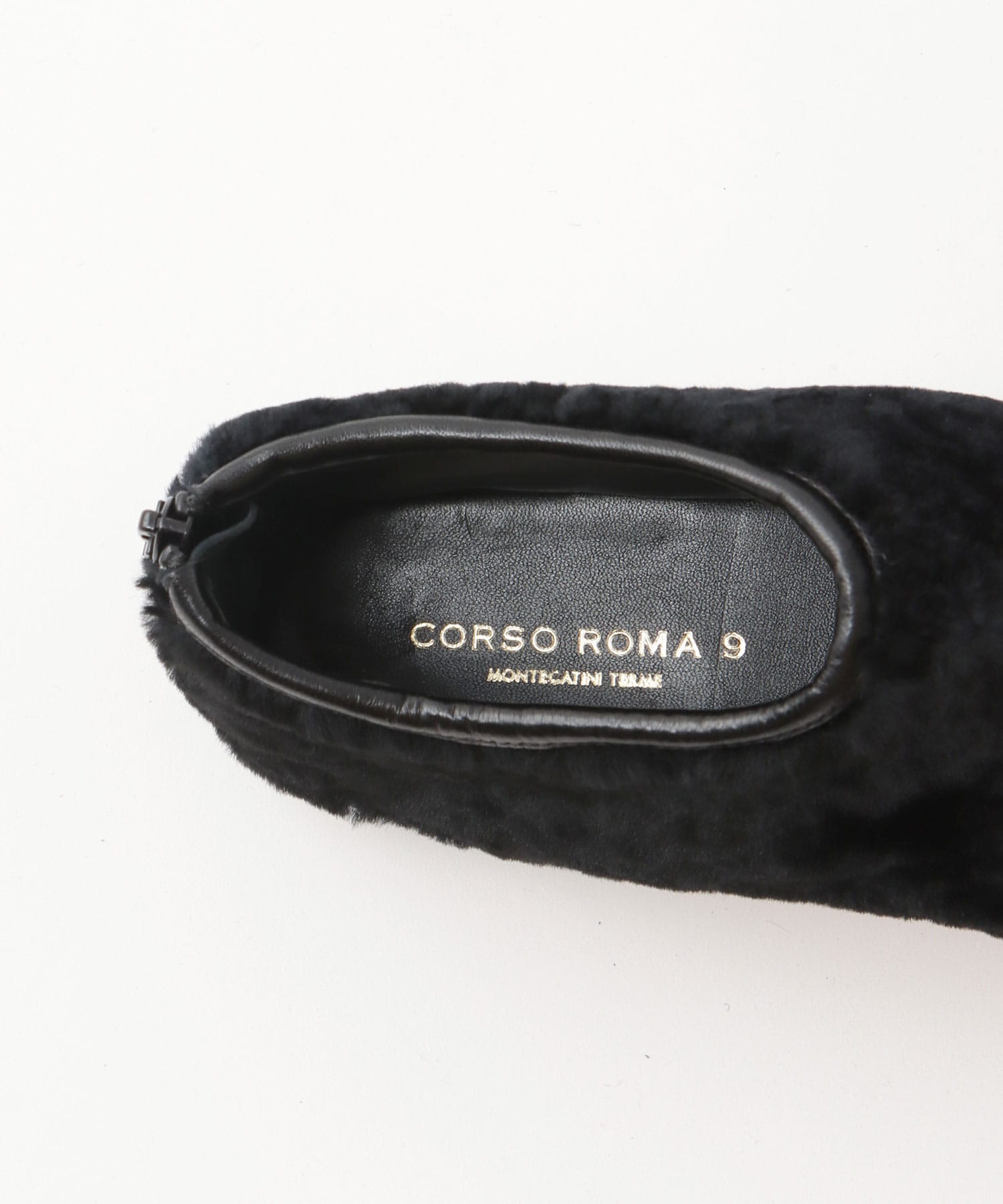 【CORSO ROMA，9/コルソローマノーヴェ】boa flat shoes