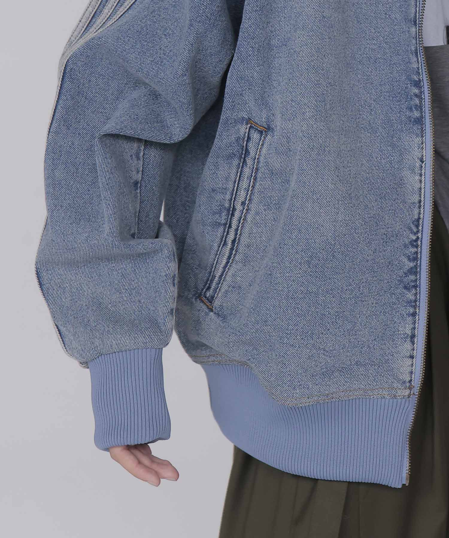 【adidas Originals/アディダスオリジナルス】DENIM FIRE BIRD TRACK TOP