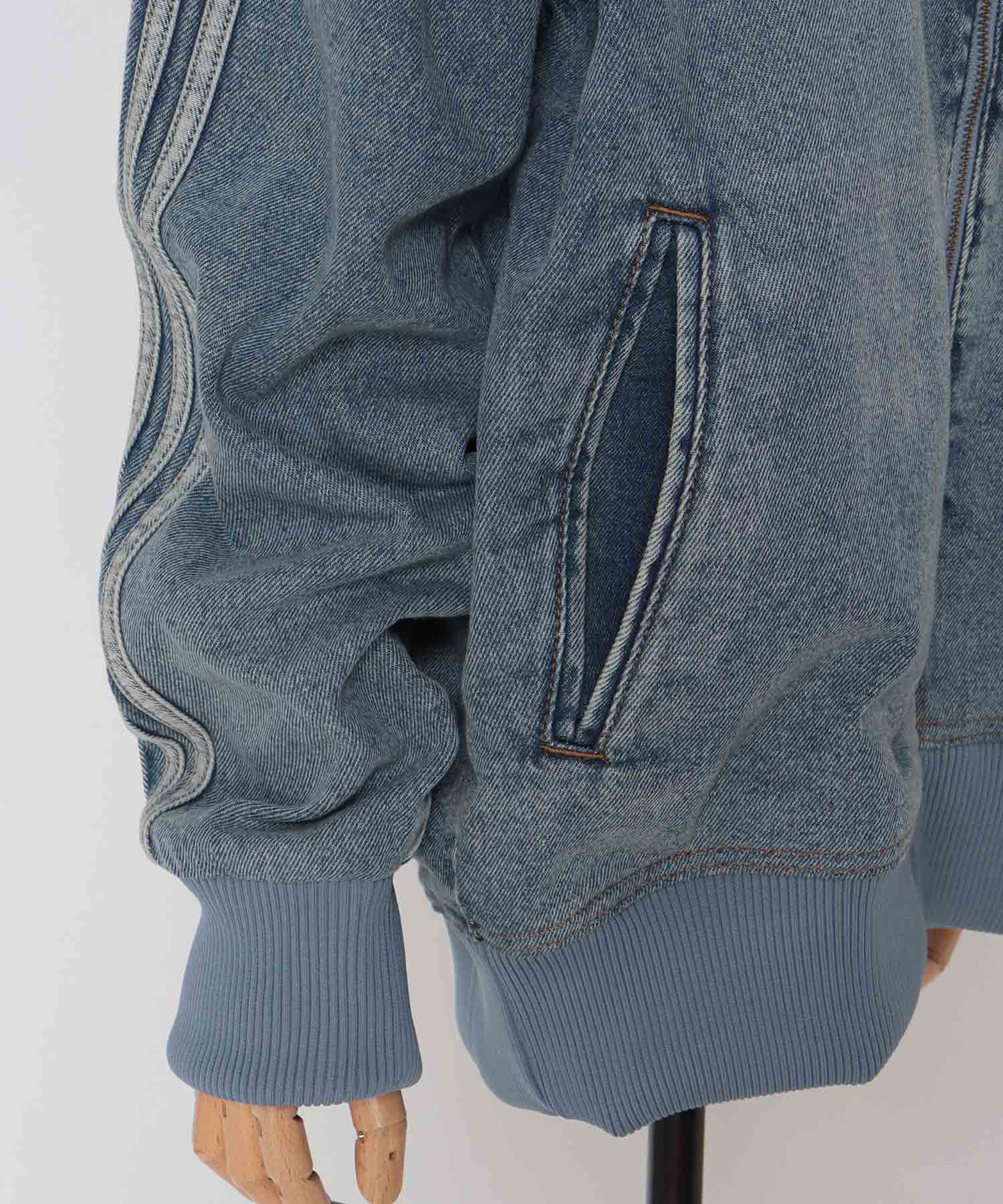 【adidas Originals/アディダスオリジナルス】DENIM FIRE BIRD TRACK TOP