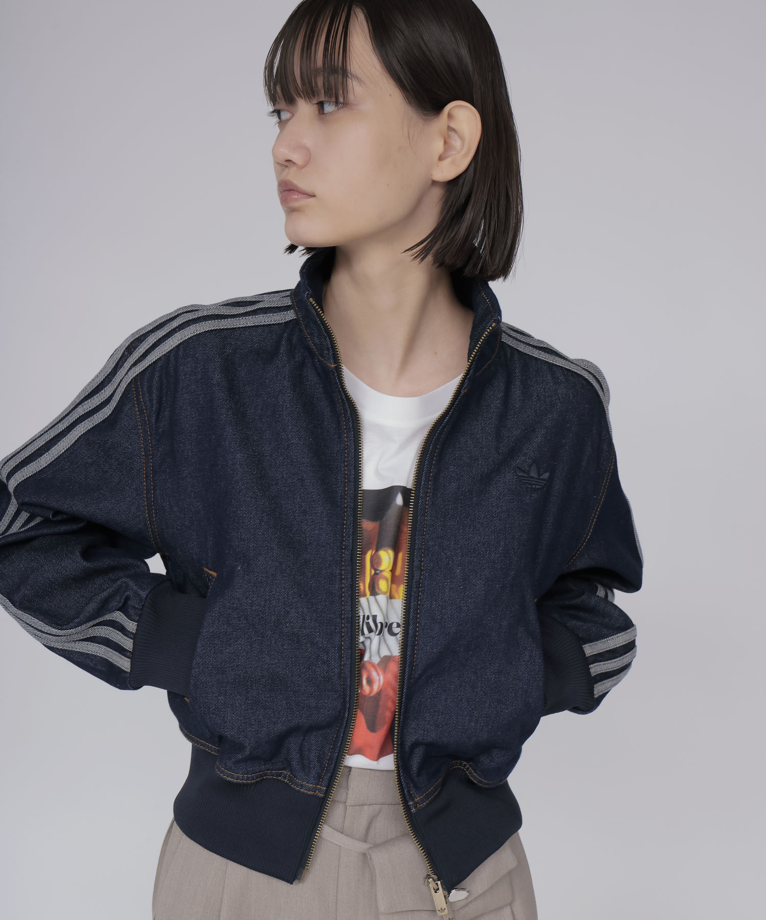 【adidas Originals/アディダスオリジナルス】FIRE BIRD TRACKTOP DENIM