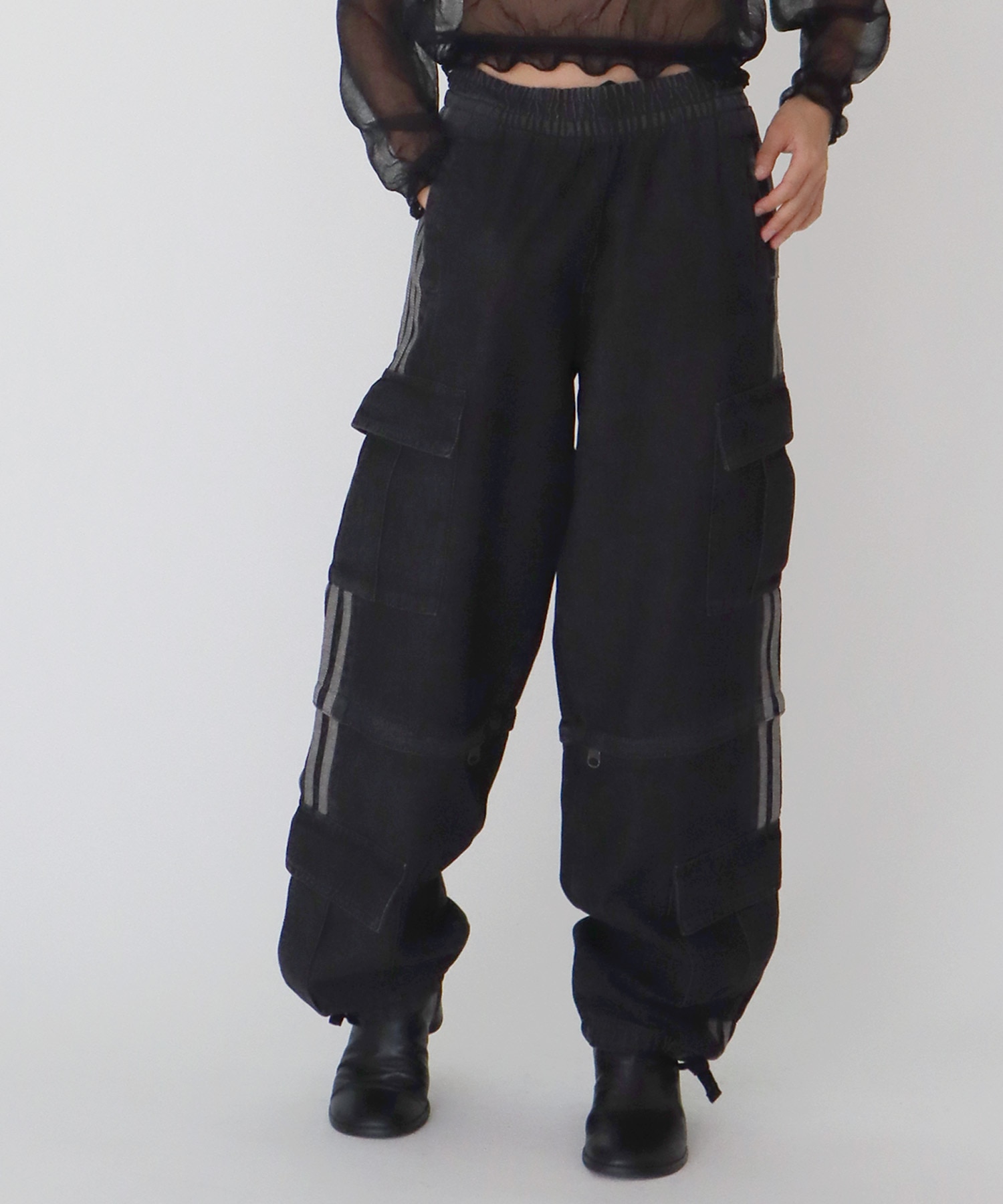 【adidas Originals/アディダスオリジナルス】DENIM 2 IN ONE PANT