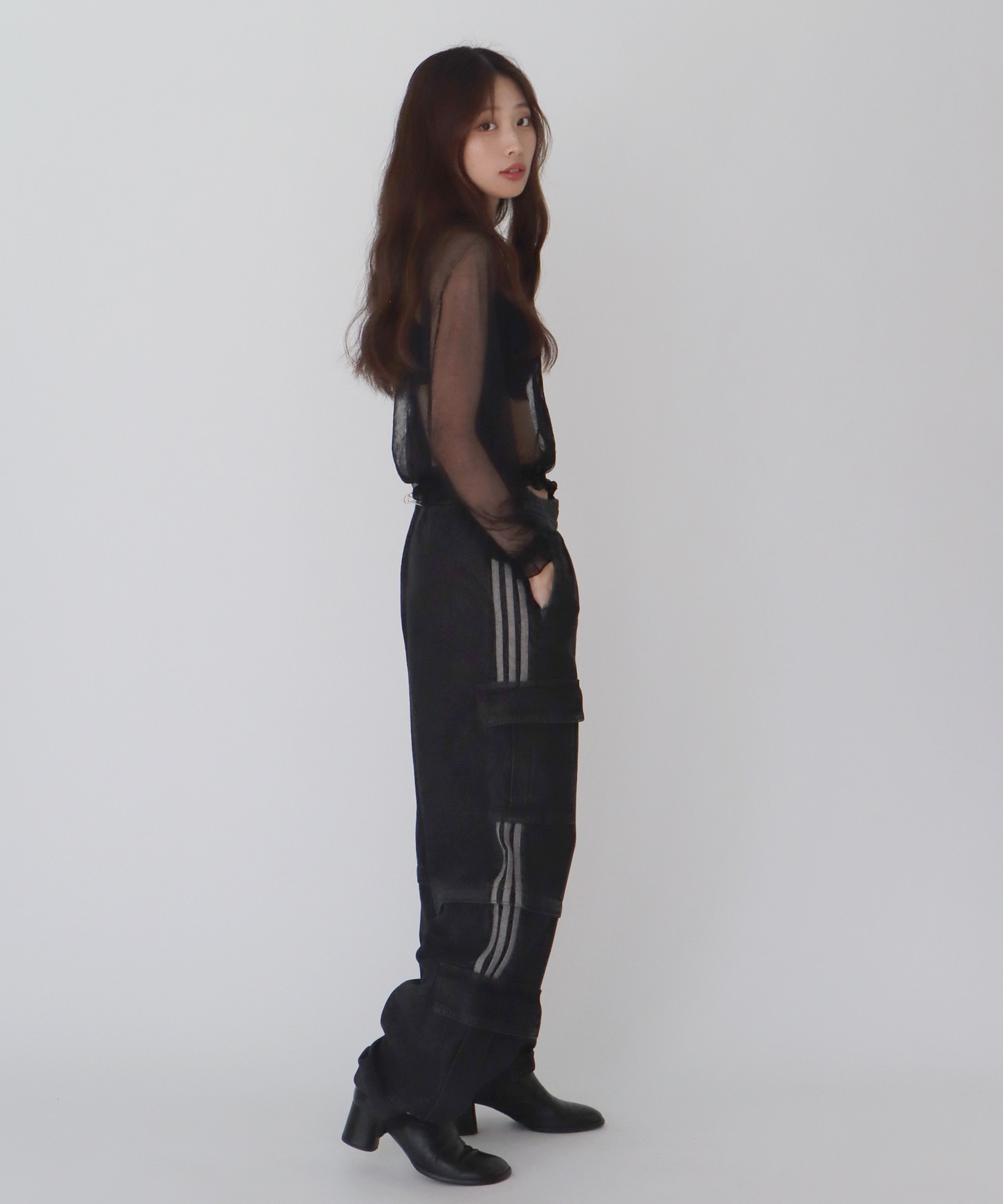 【adidas Originals/アディダスオリジナルス】DENIM 2 IN ONE PANT