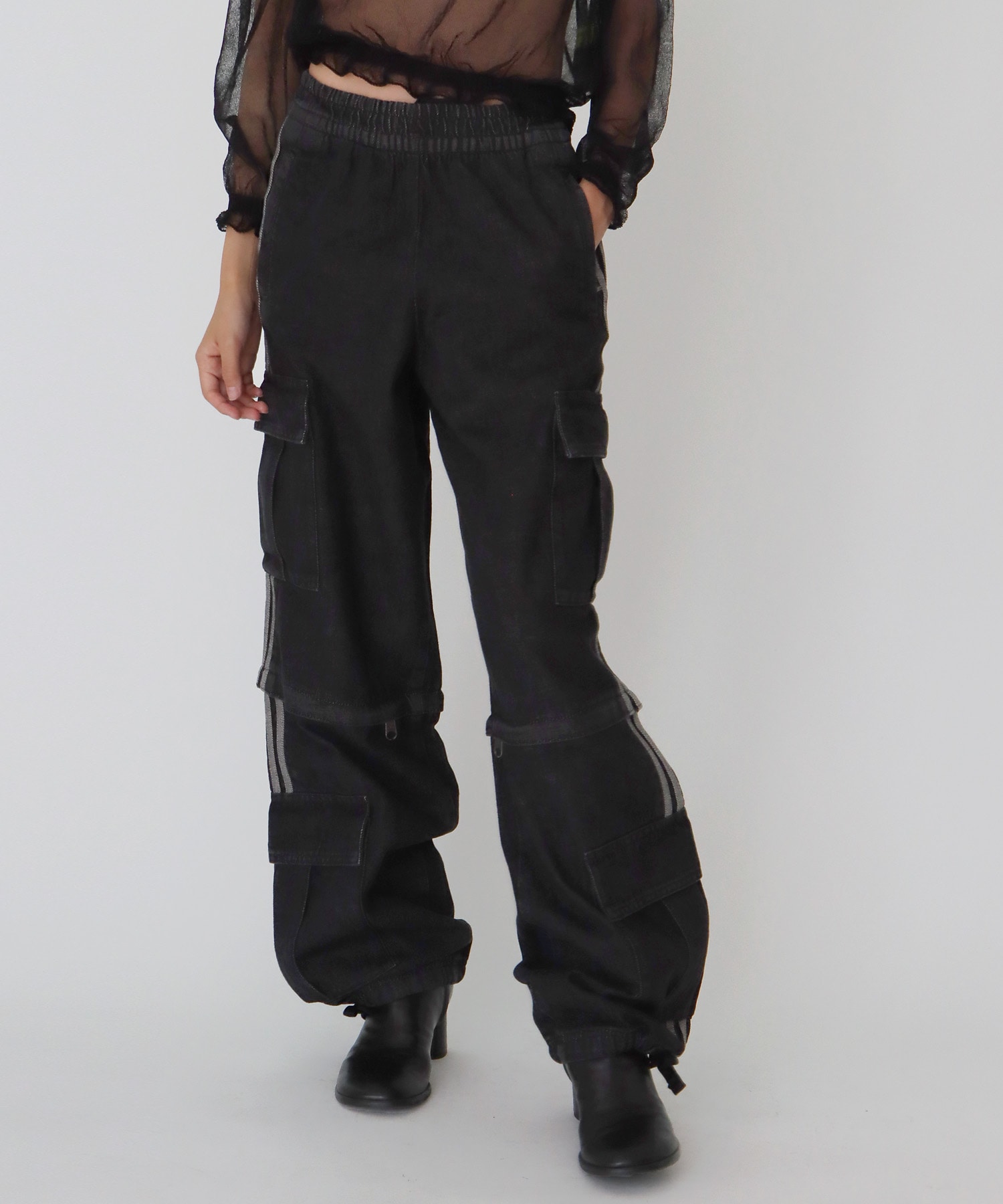 【adidas Originals/アディダスオリジナルス】DENIM 2 IN ONE PANT