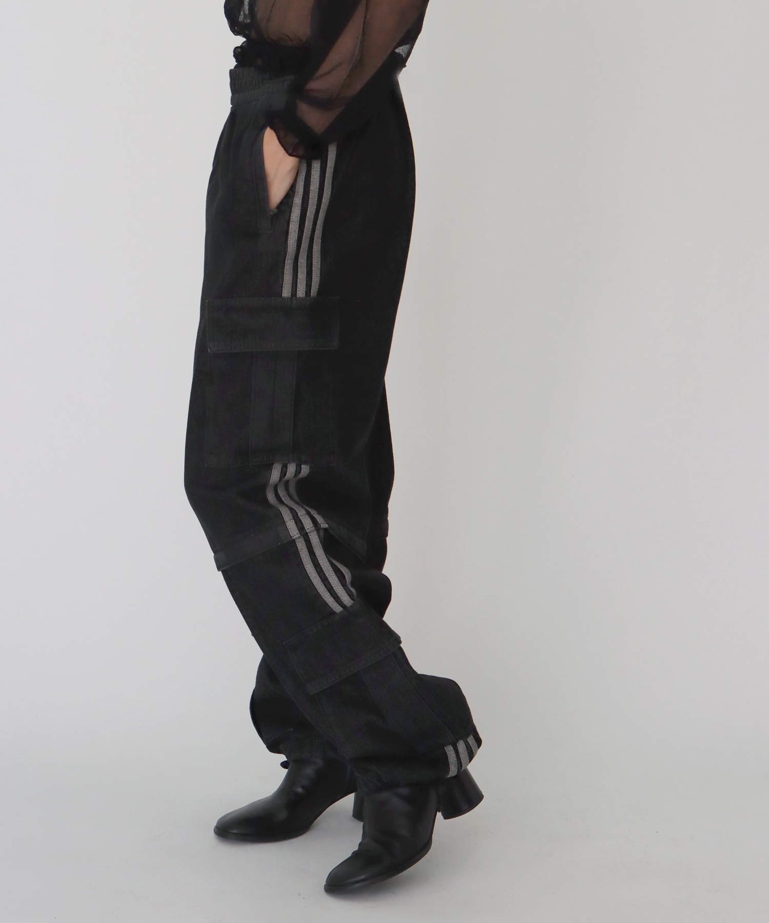 【adidas Originals/アディダスオリジナルス】DENIM 2 IN ONE PANT