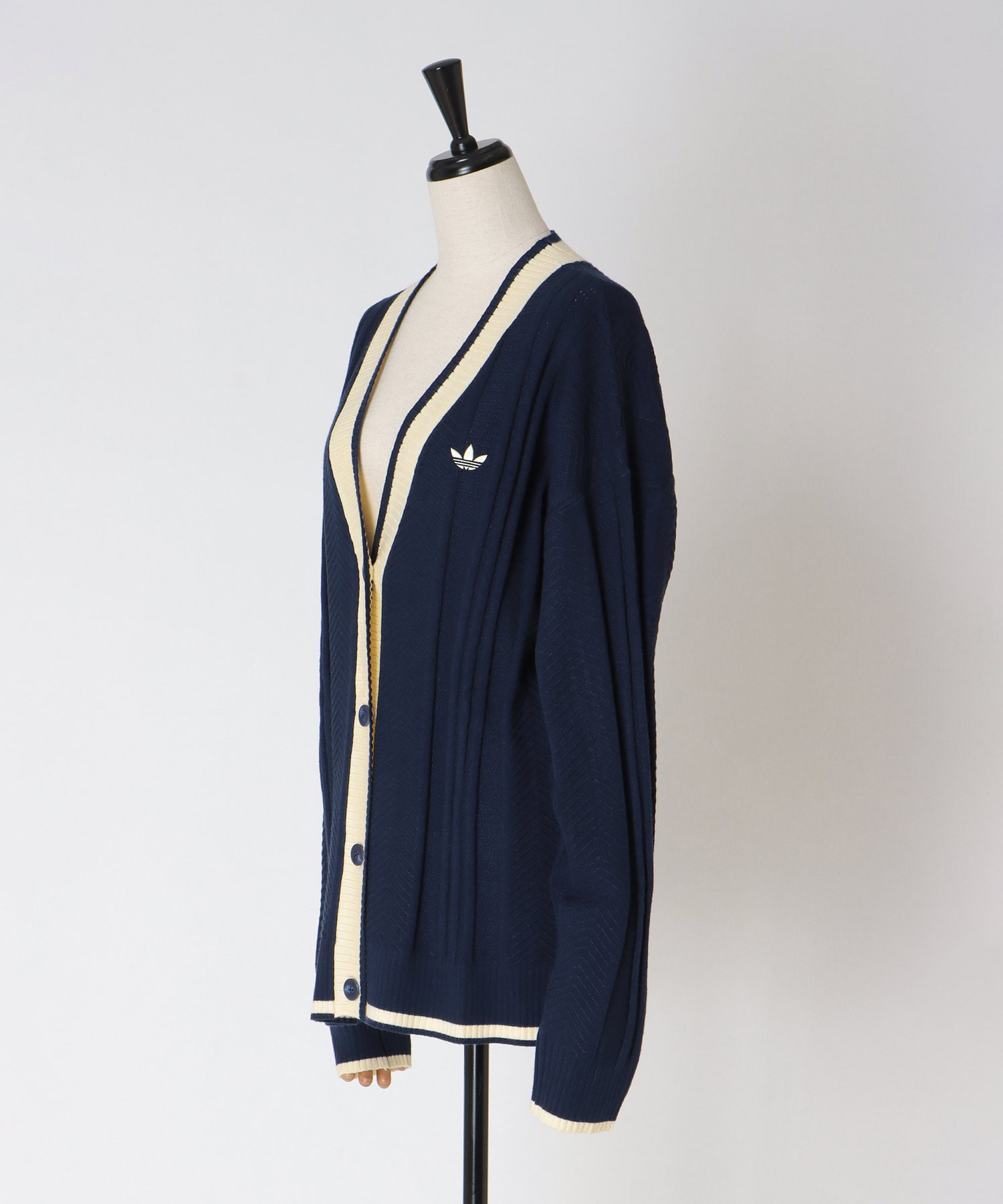 【adidas Originals/アディダスオリジナルス】CABLE KNIT CARDIGAN