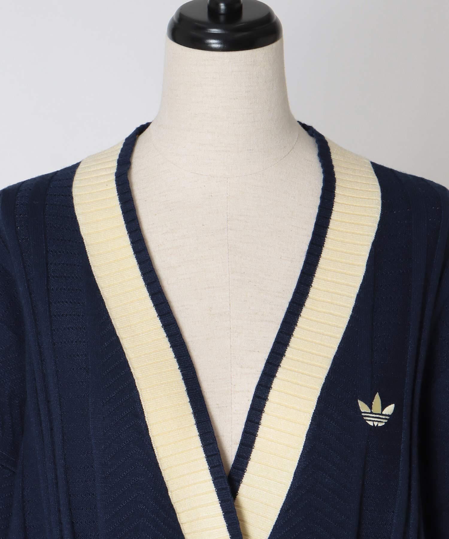 【adidas Originals/アディダスオリジナルス】CABLE KNIT CARDIGAN