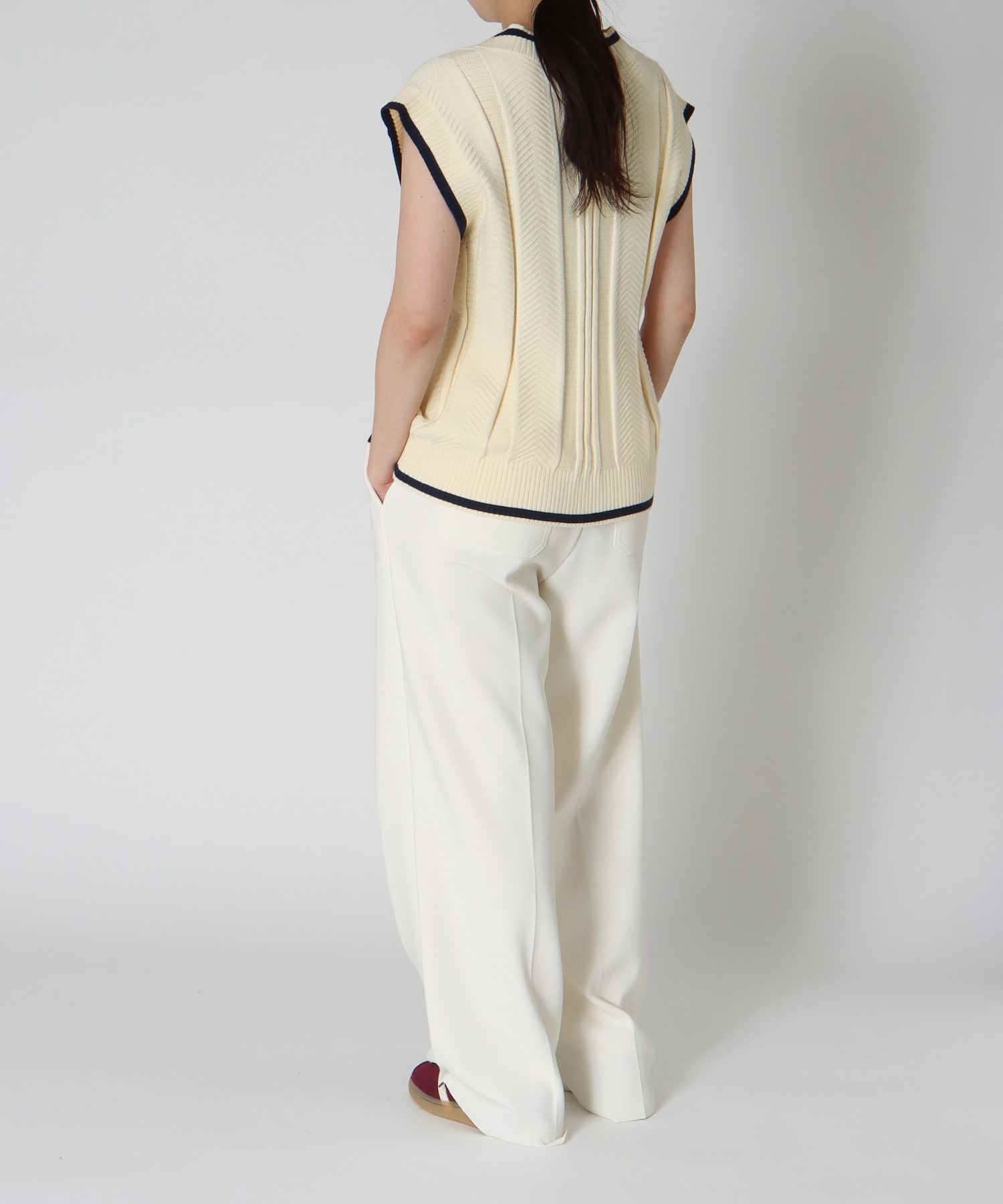 【adidas Originals/アディダスオリジナルス】CABLE KNIT VEST