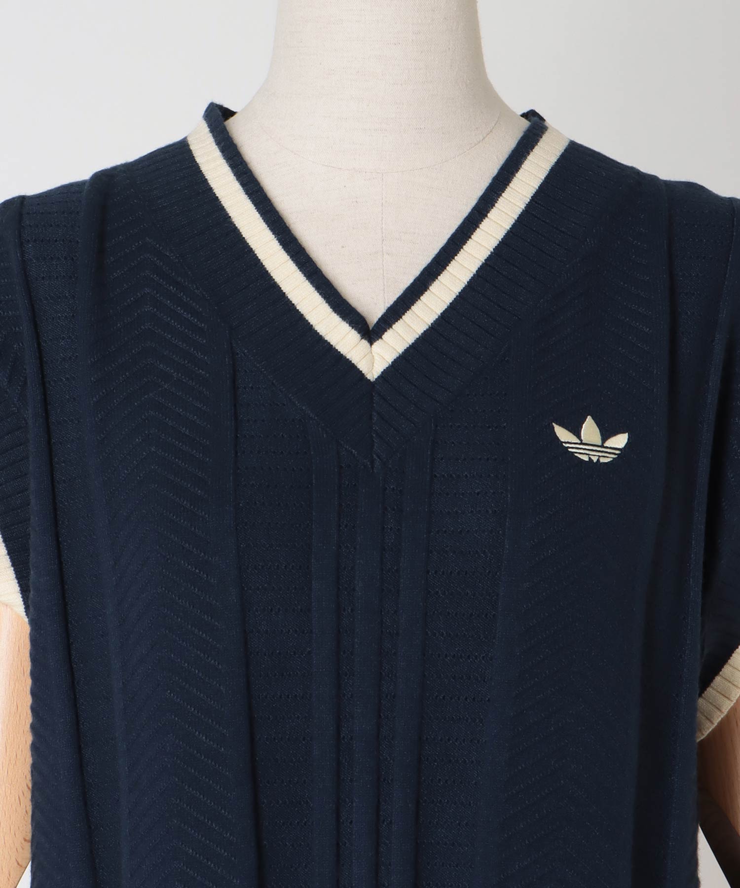 【adidas Originals/アディダスオリジナルス】CABLE KNIT VEST