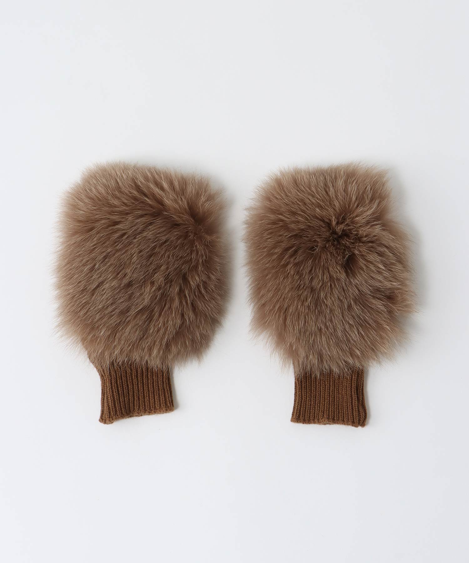 【ALPO/アルポ】FOX fur fingerless glove