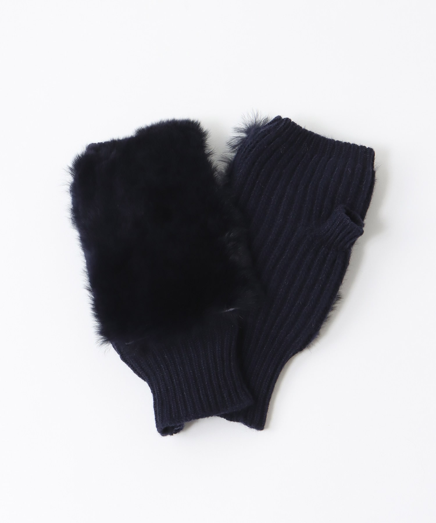 【ALPO/アルポ】REX fur fingerless glove