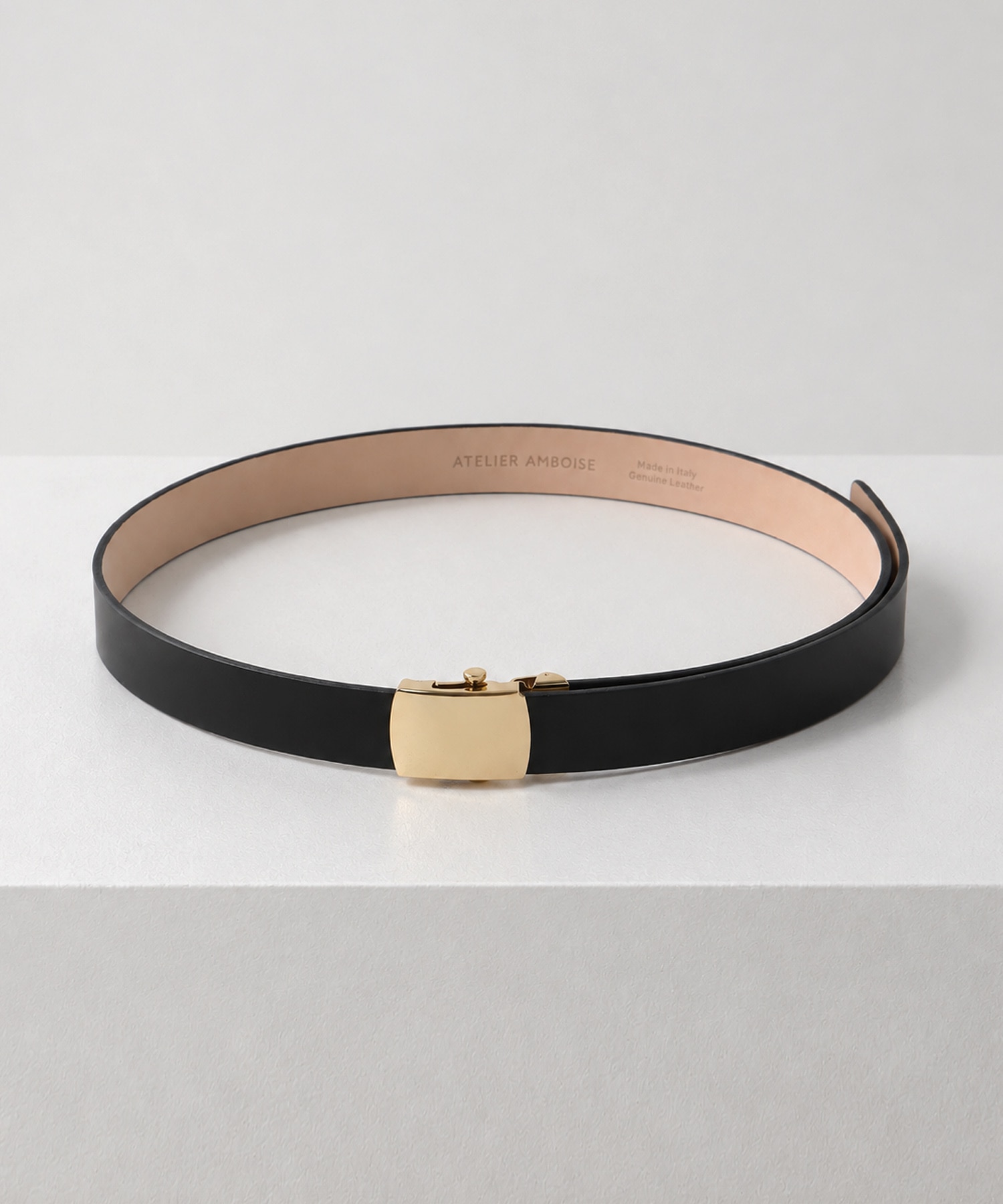 【ATELIER AMBOISE/アトリエ アンボワーズ】GI leather belt