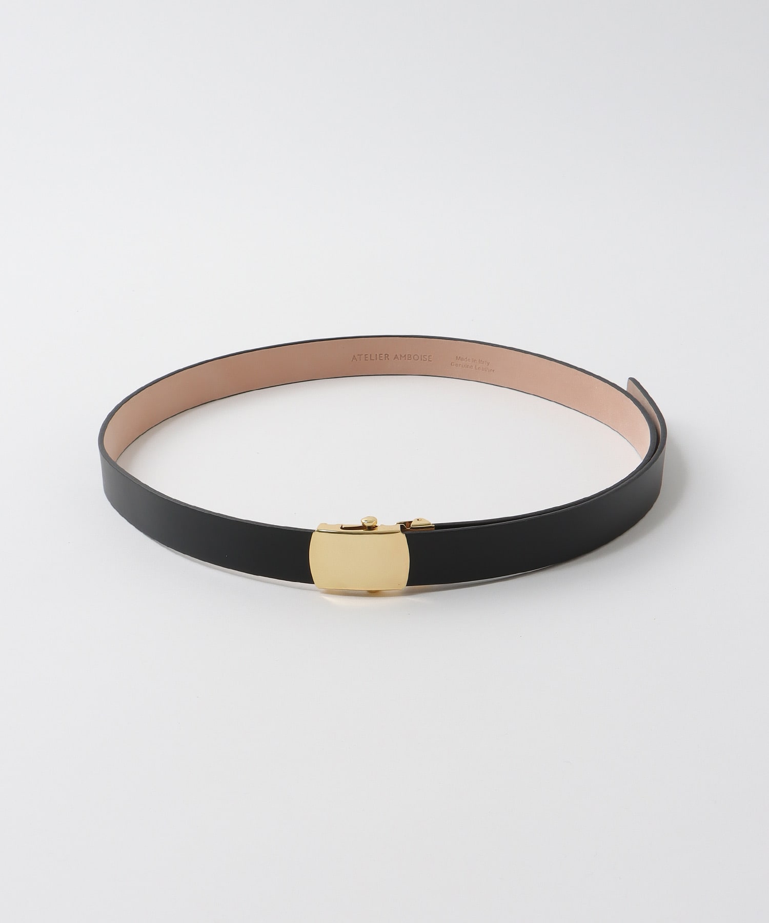 【ATELIER AMBOISE/アトリエ アンボワーズ】GI leather belt