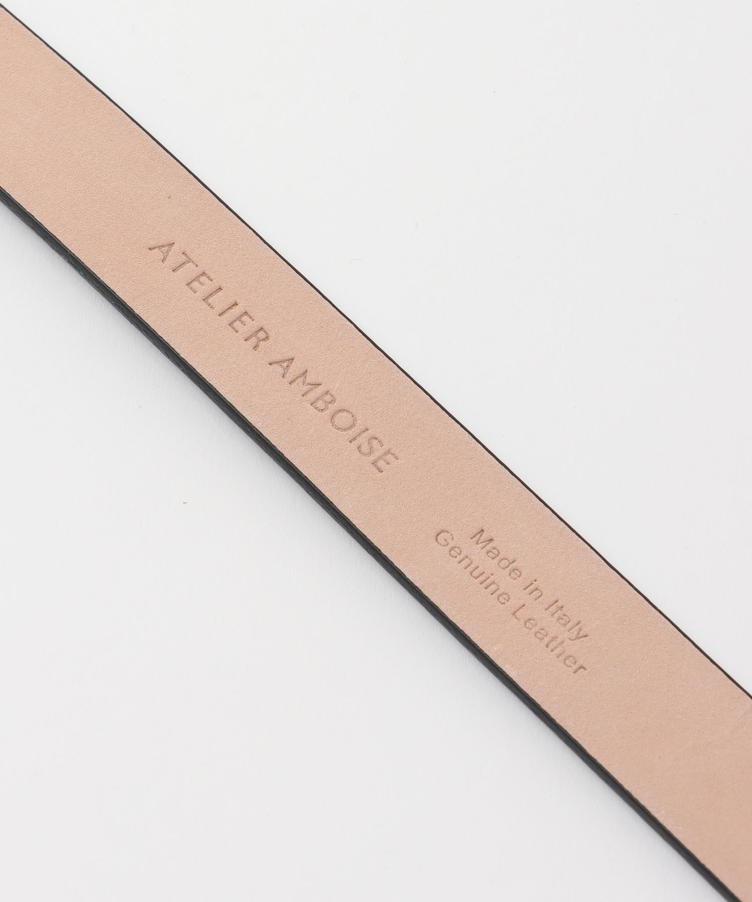 【ATELIER AMBOISE/アトリエ アンボワーズ】GI leather belt