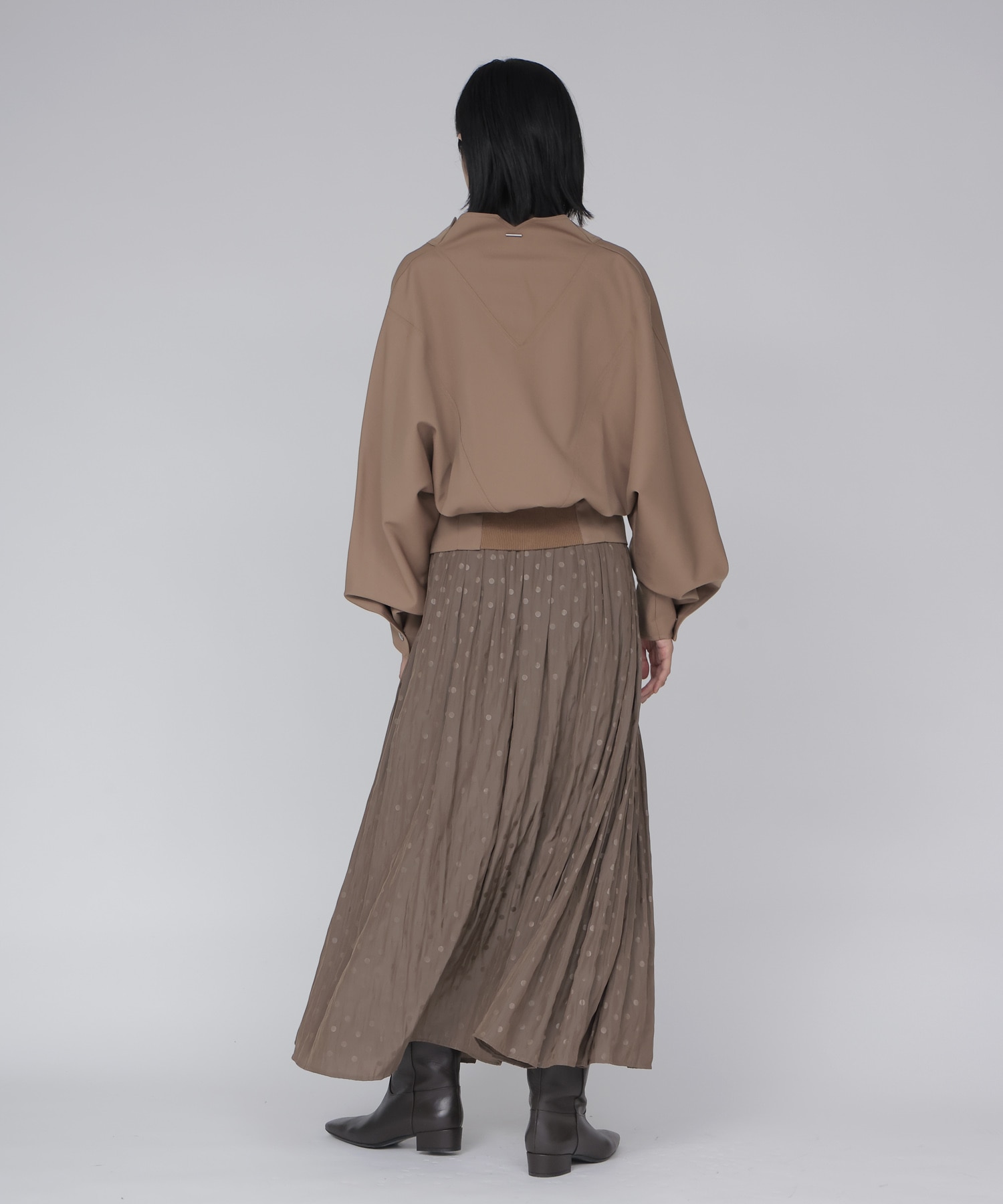 【SYSTEM/システム】TWO-WAY ZIP-UP JACKET
