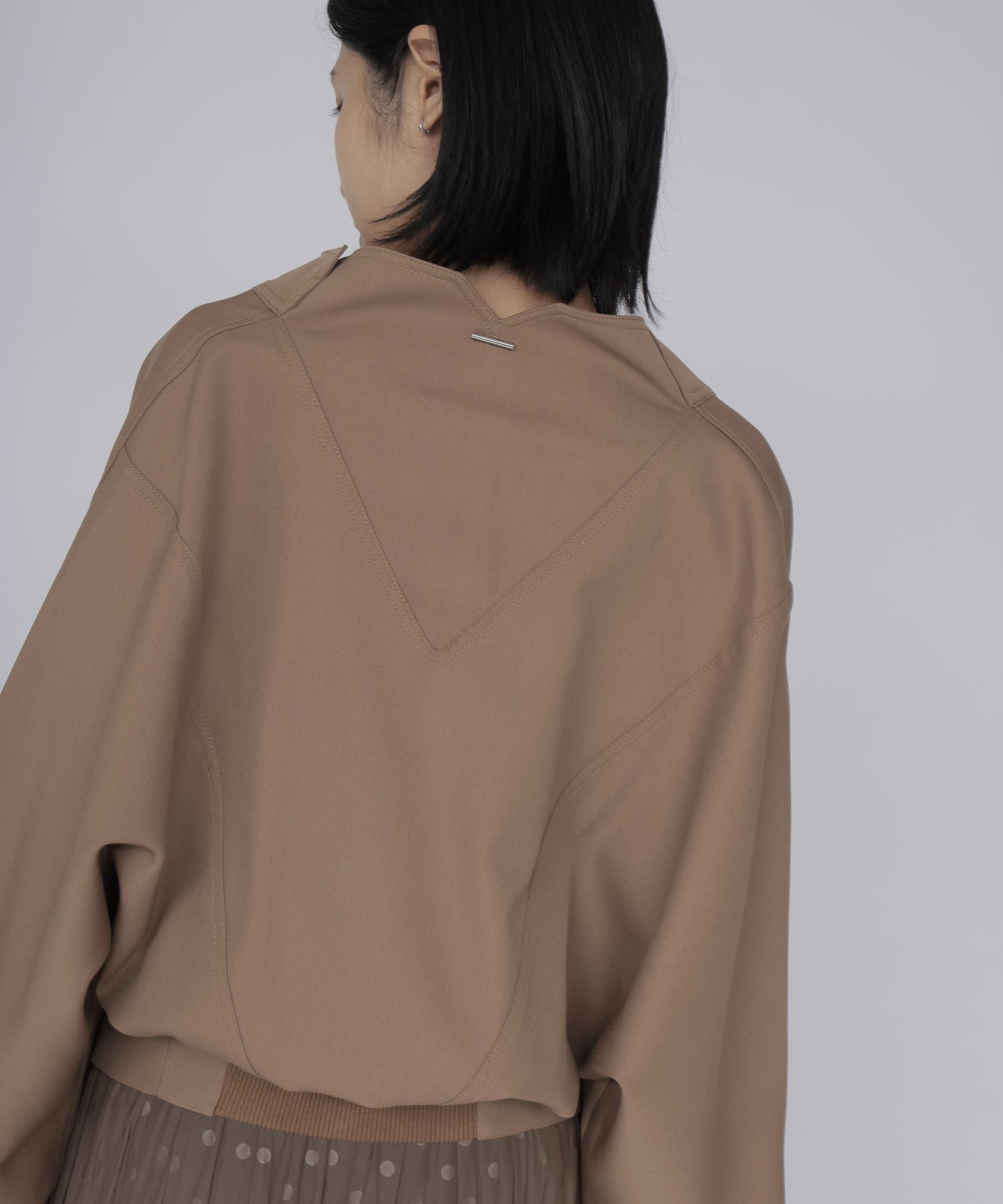 【SYSTEM/システム】TWO-WAY ZIP-UP JACKET