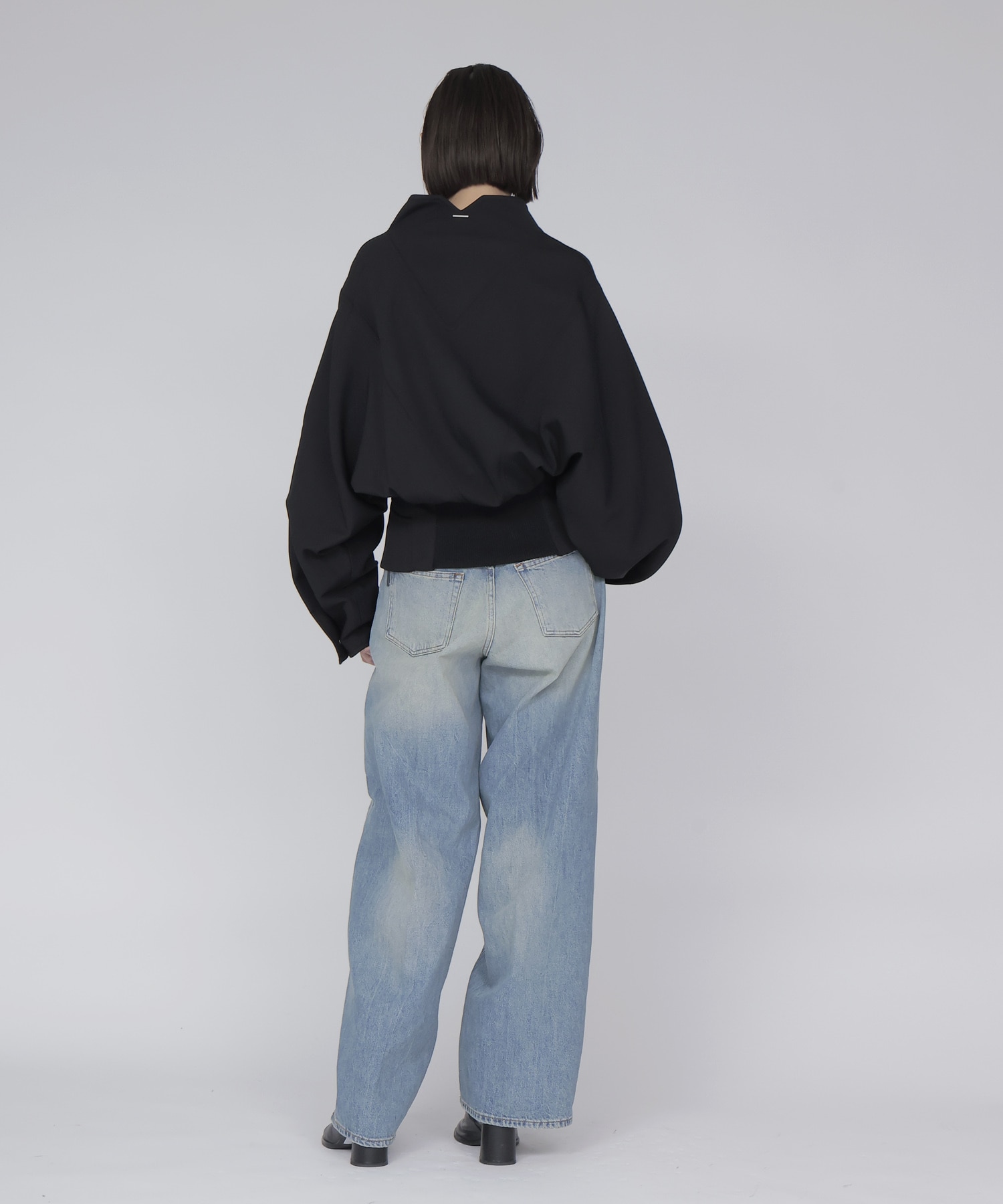 【SYSTEM/システム】TWO-WAY ZIP-UP JACKET