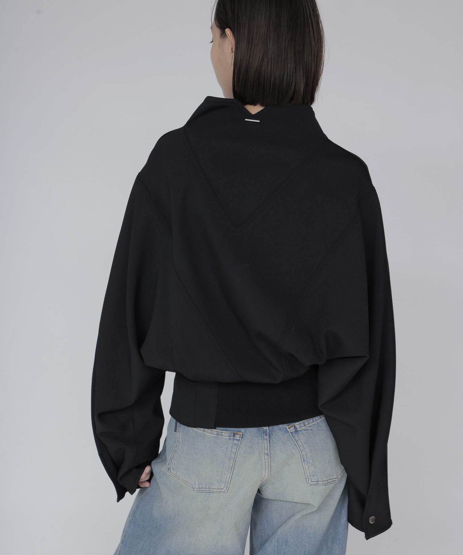 【SYSTEM/システム】TWO-WAY ZIP-UP JACKET