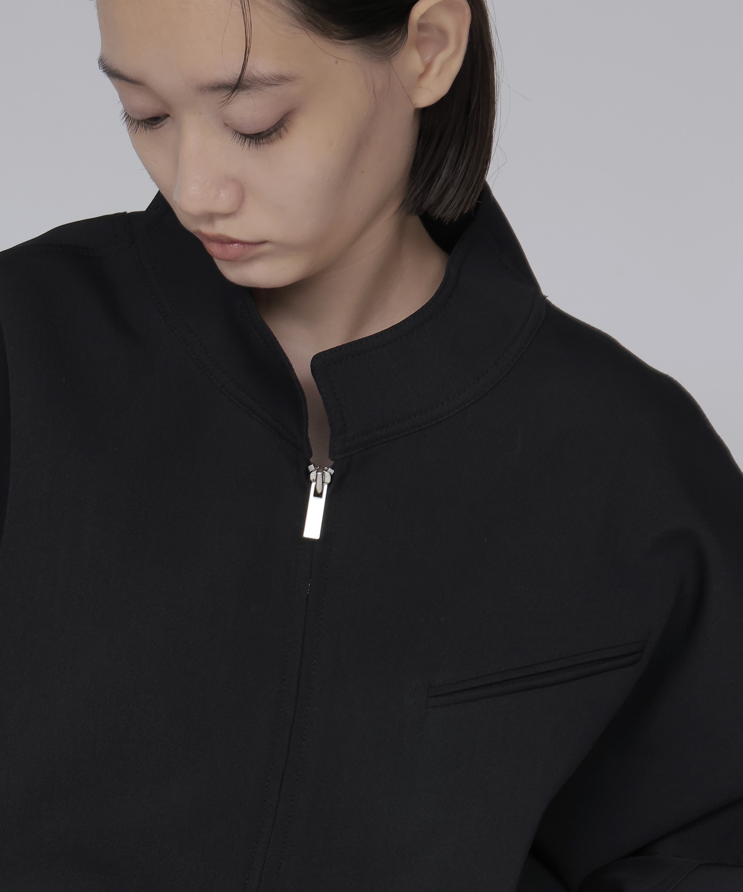 【SYSTEM/システム】TWO-WAY ZIP-UP JACKET