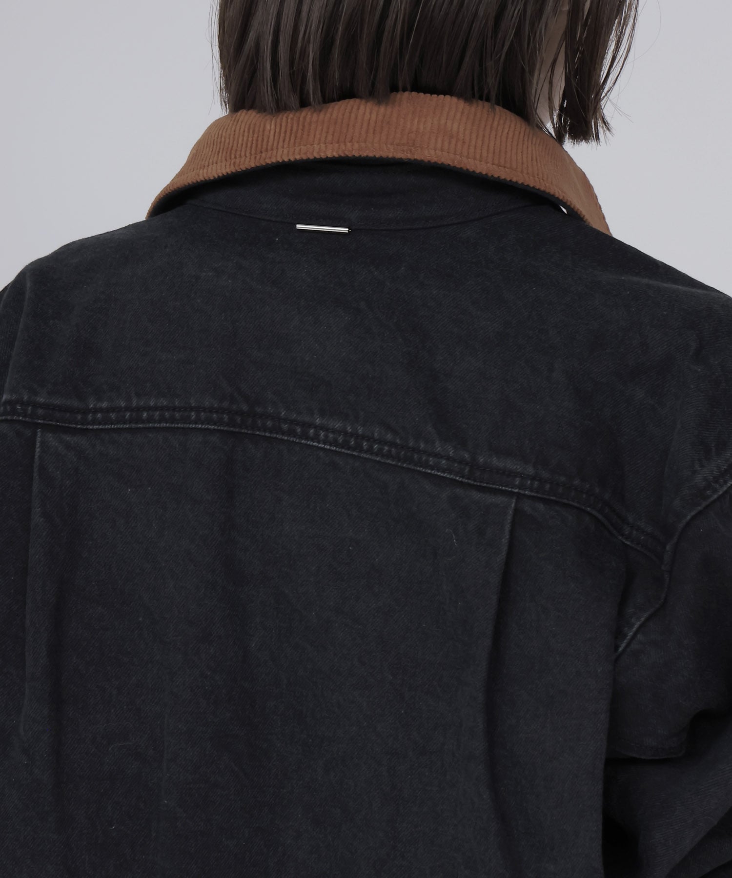 【SYSTEM / システム】CORDUROY-COLLAR CONTRAST DENIM JACKET