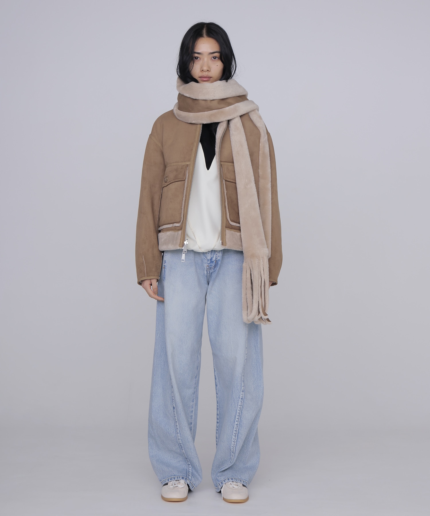 【URBANCODE/アーバンコード】Merino Funnel Neck Bomber
