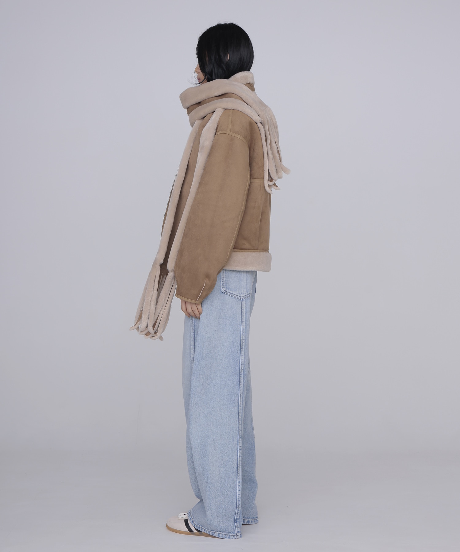 【URBANCODE/アーバンコード】Merino Funnel Neck Bomber