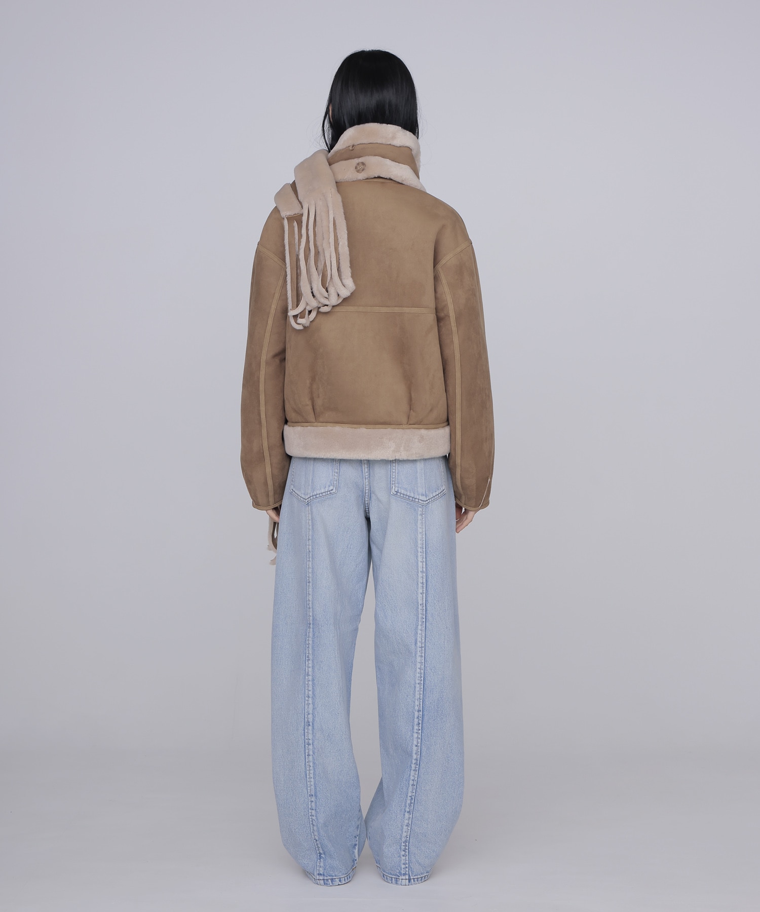 【URBANCODE/アーバンコード】Merino Funnel Neck Bomber