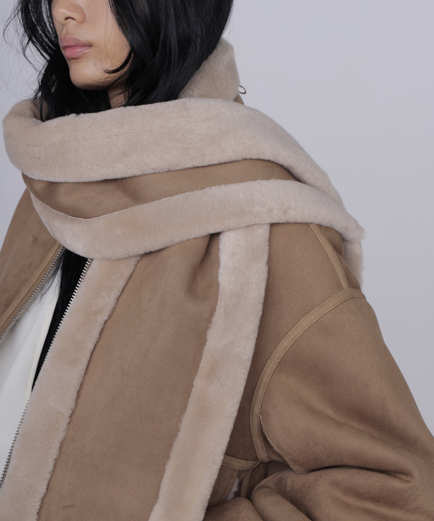 【URBANCODE/アーバンコード】Merino Funnel Neck Bomber