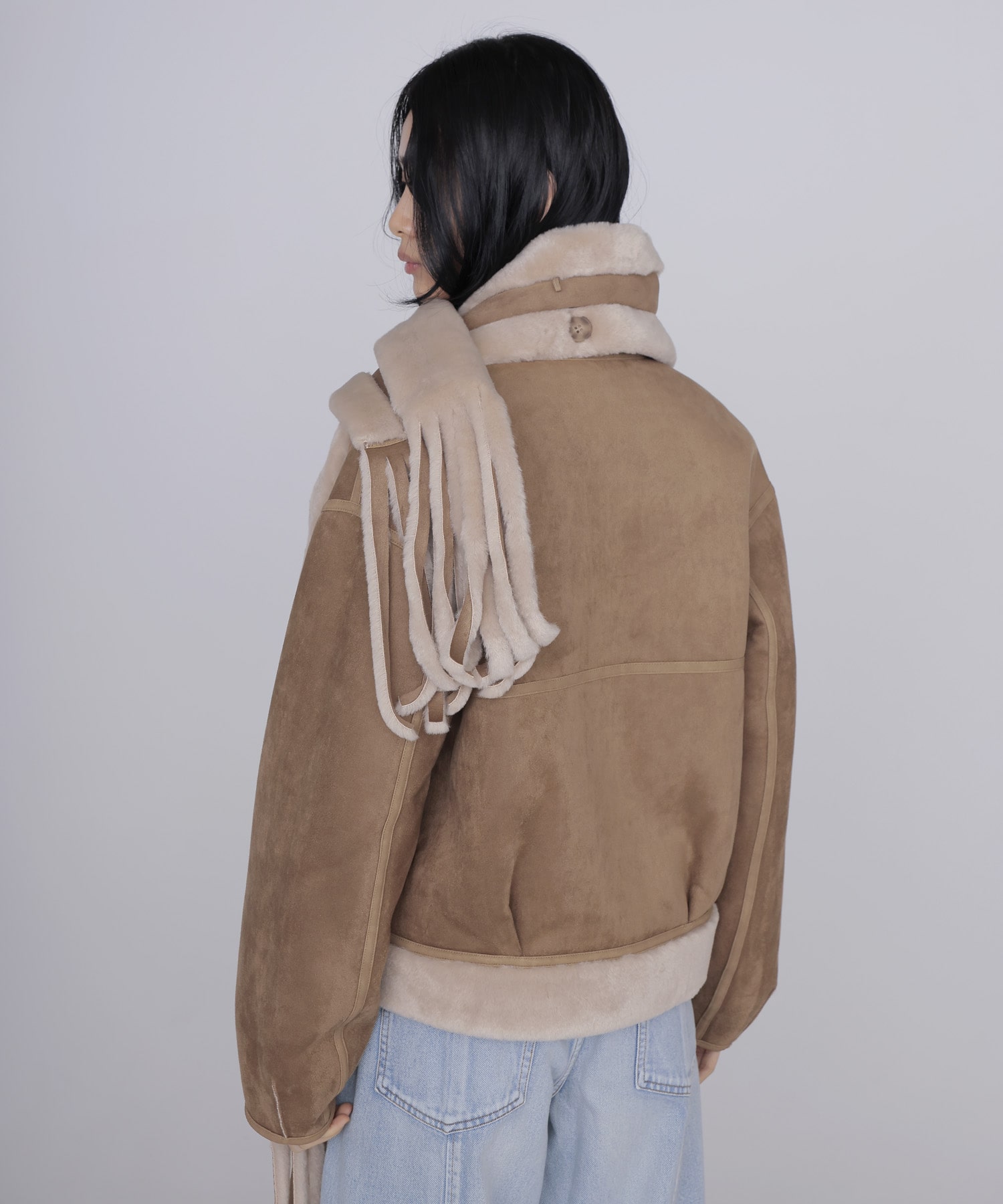 【URBANCODE/アーバンコード】Merino Funnel Neck Bomber