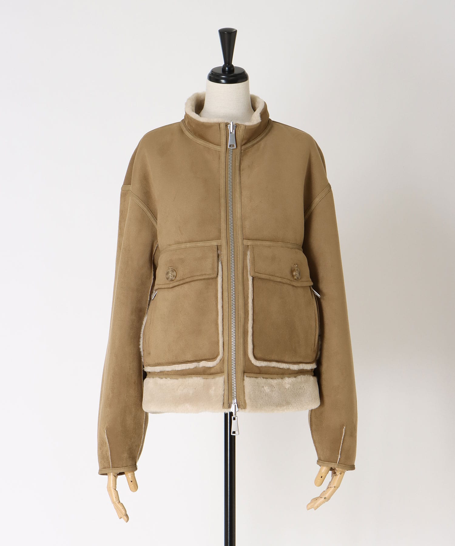 【URBANCODE/アーバンコード】Merino Funnel Neck Bomber
