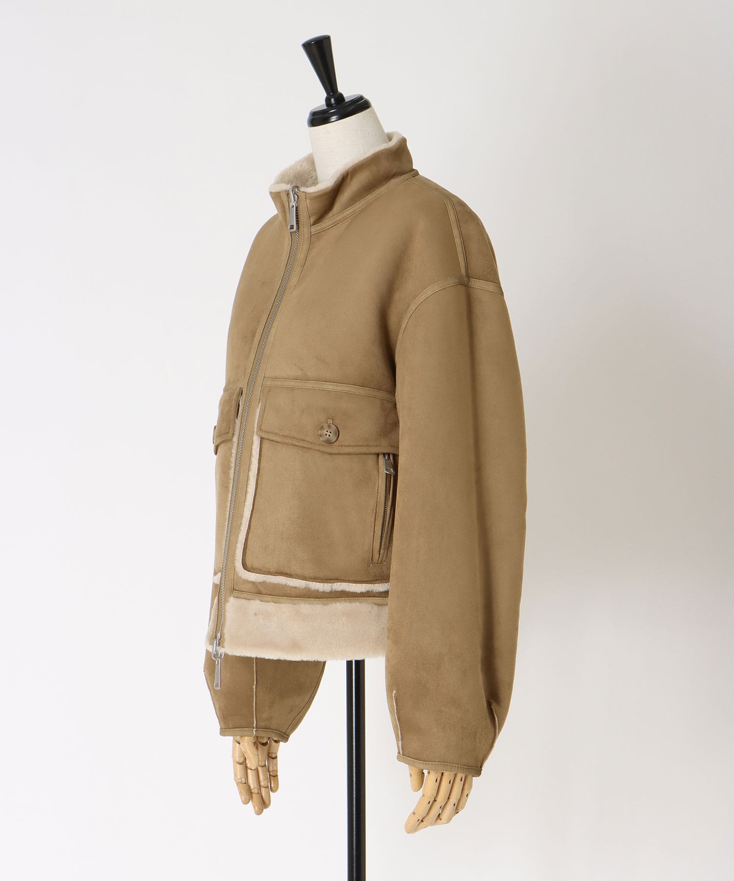 【URBANCODE/アーバンコード】Merino Funnel Neck Bomber