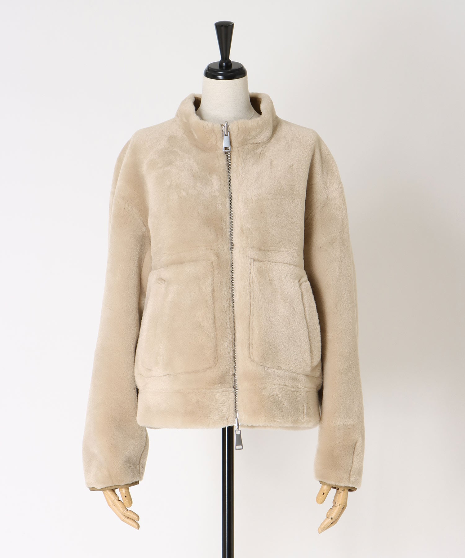 【URBANCODE/アーバンコード】Merino Funnel Neck Bomber