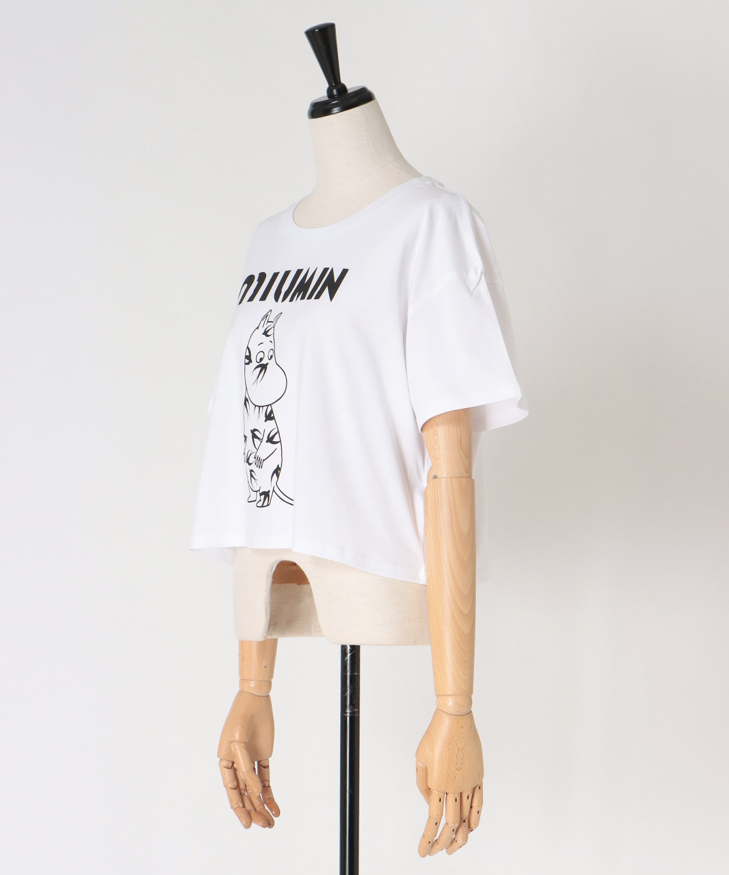 ＜BLACK SCORE＞MIU MIN CROPPED TEE