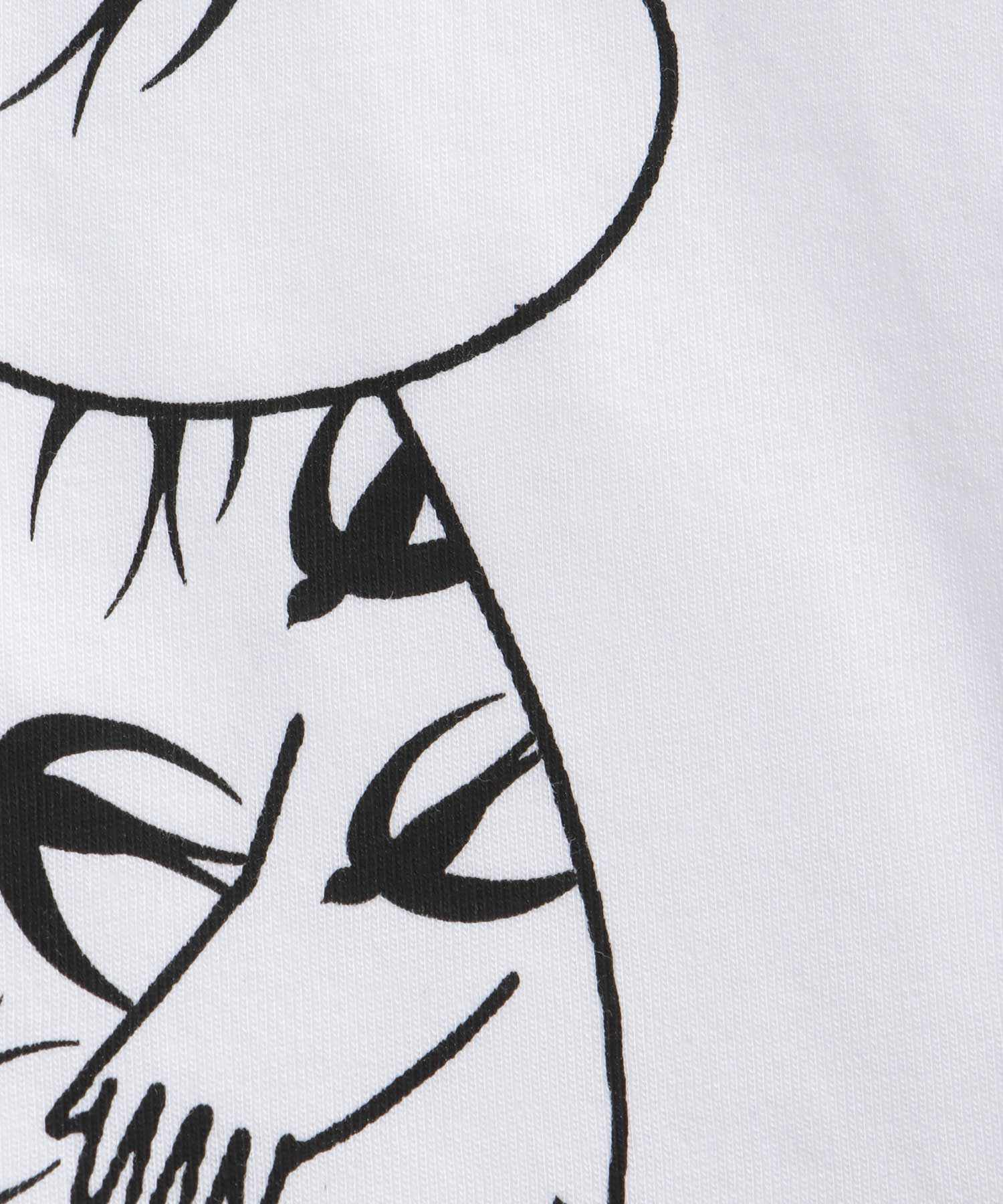 ＜BLACK SCORE＞MIU MIN CROPPED TEE