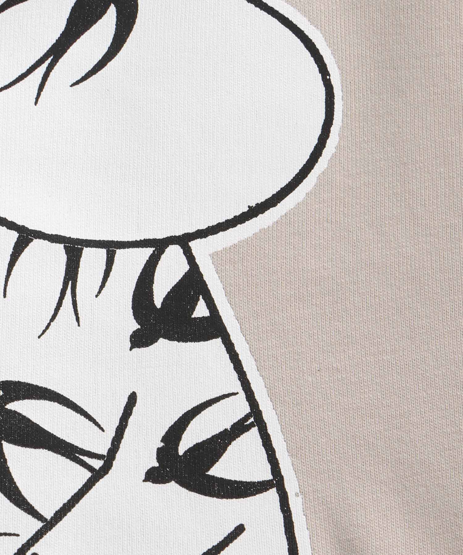 ＜BLACK SCORE＞MIU MIN CROPPED TEE