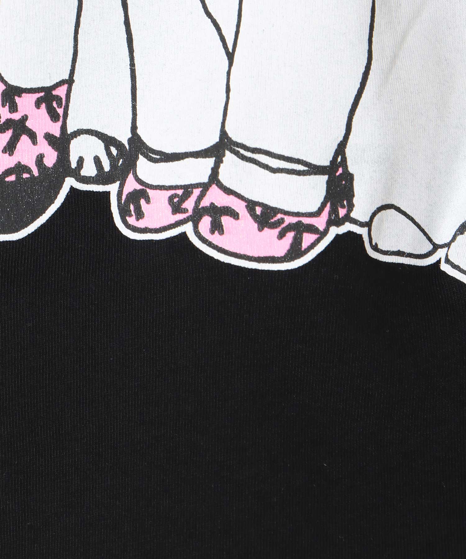 ＜BLACK SCORE＞MIU MIU CATS CROPPED TEE