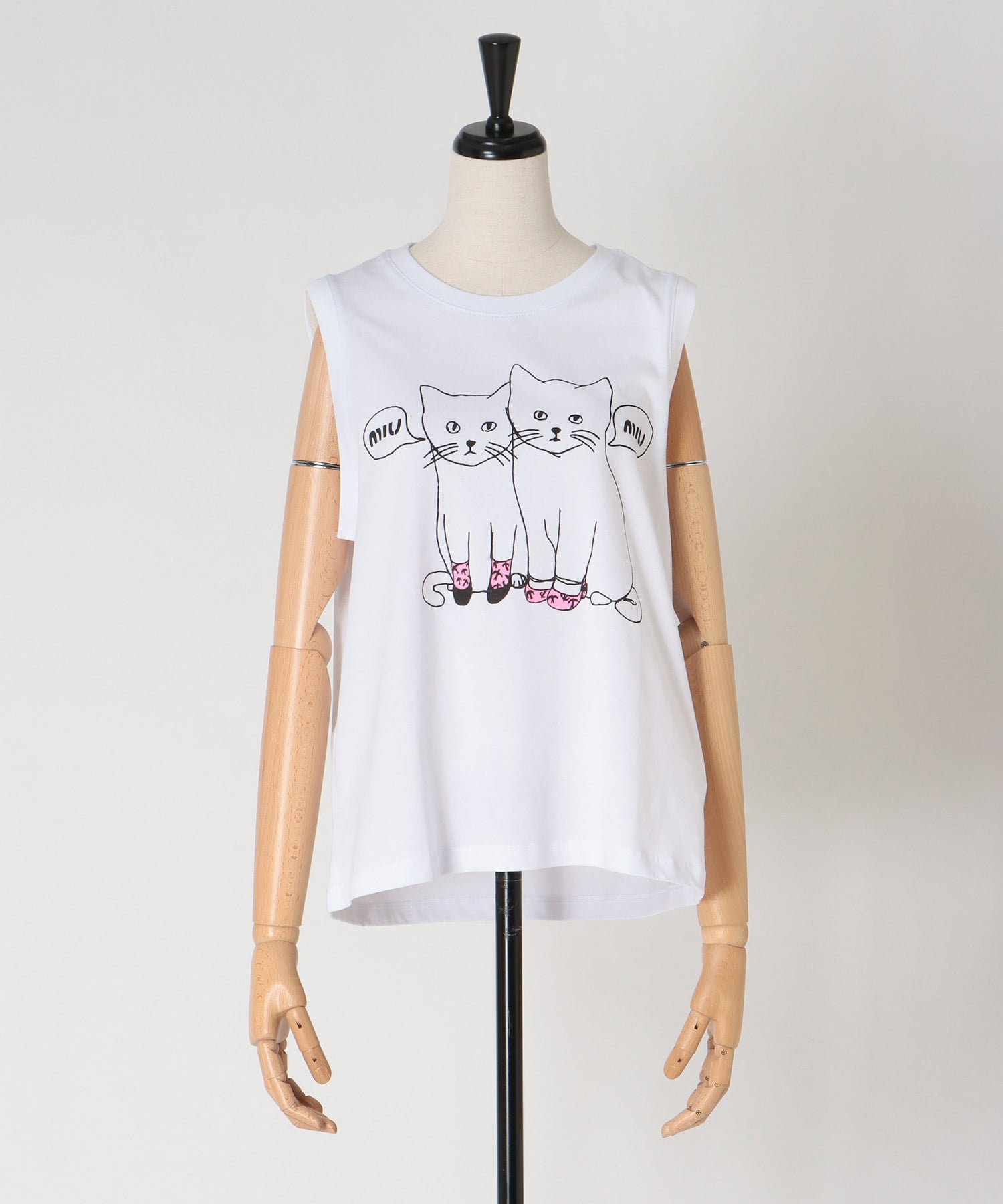 ＜BLACK SCORE＞MIU MIU CATS TANK