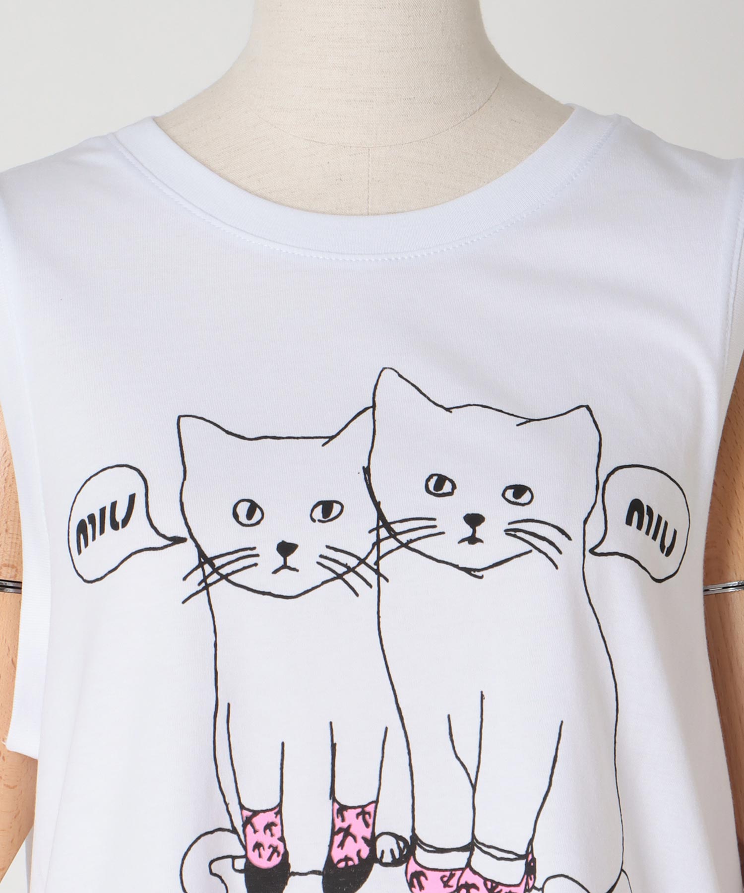 ＜BLACK SCORE＞MIU MIU CATS TANK