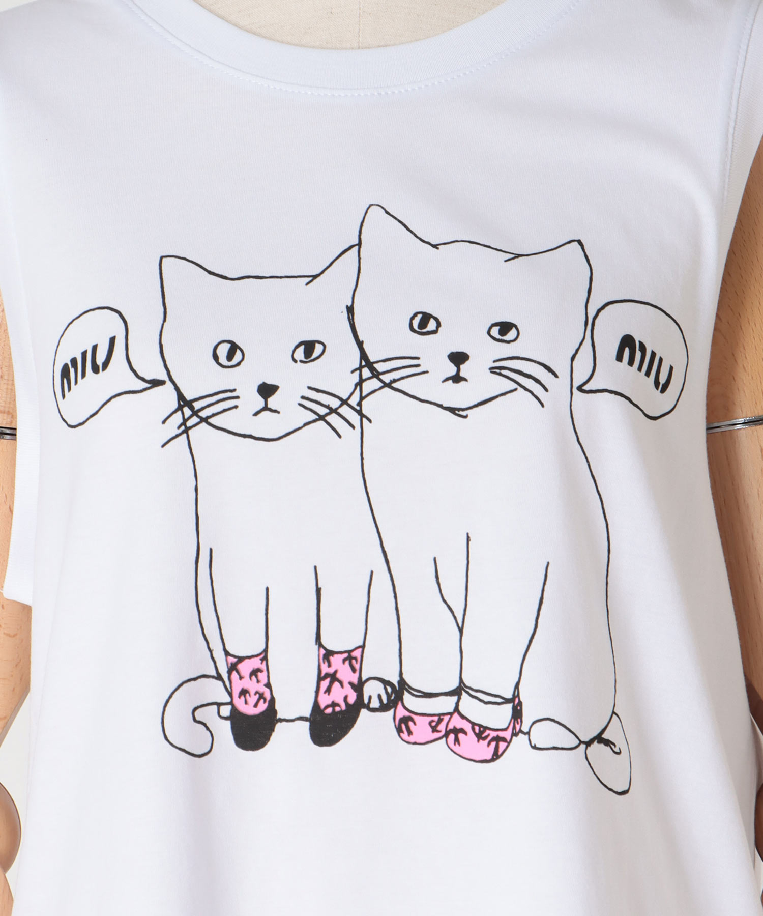 ＜BLACK SCORE＞MIU MIU CATS TANK