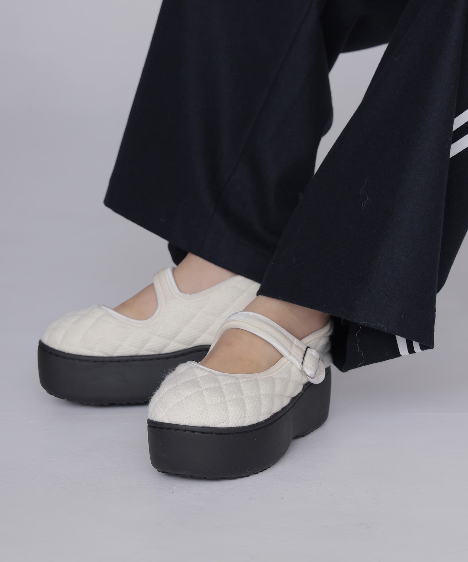 【ODAKHA/オダカ】mary jane quilting platform shoes