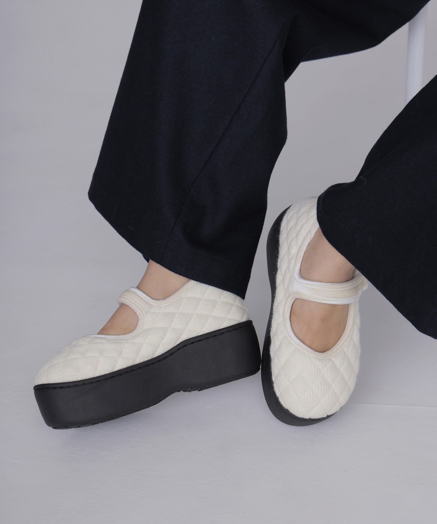 【ODAKHA/オダカ】mary jane quilting platform shoes