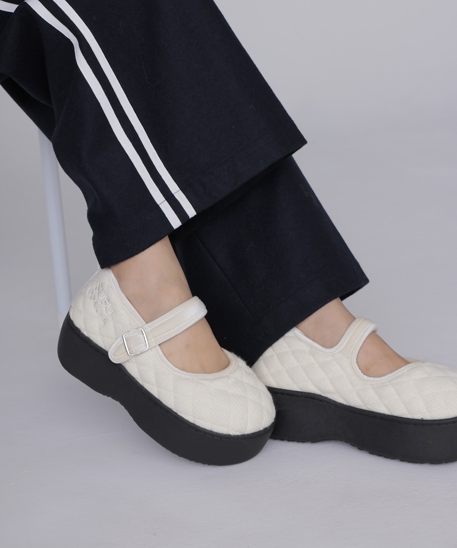 【ODAKHA/オダカ】mary jane quilting platform shoes