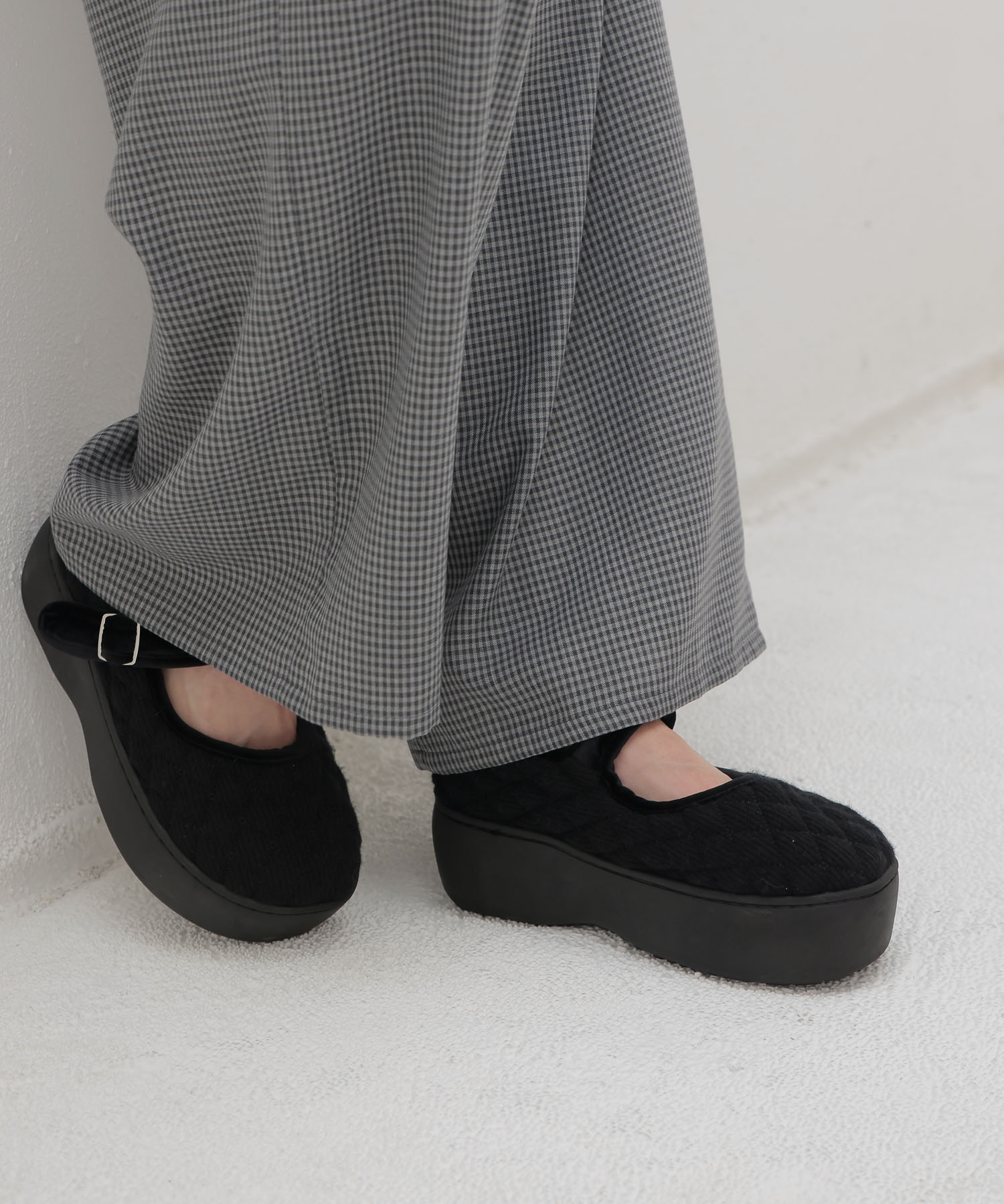 【ODAKHA/オダカ】mary jane quilting platform shoes