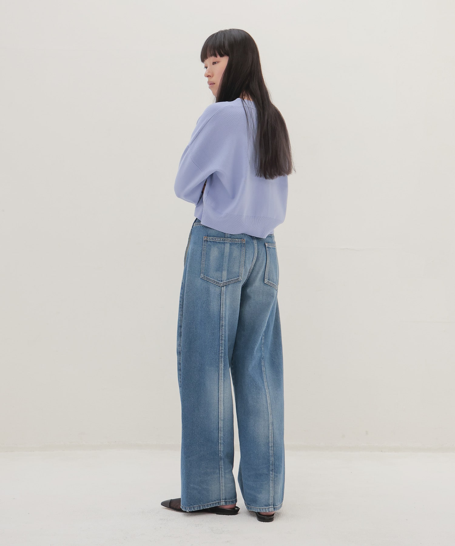 1990 barrel denim pants